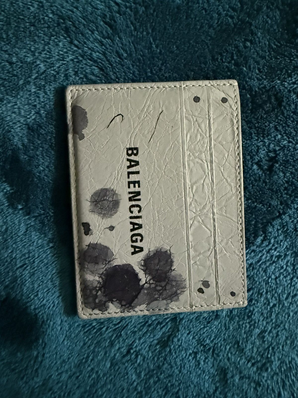 Balenciaga balenciaga paint splatter cardholder Size ONE SIZE - 5 Thumbnail