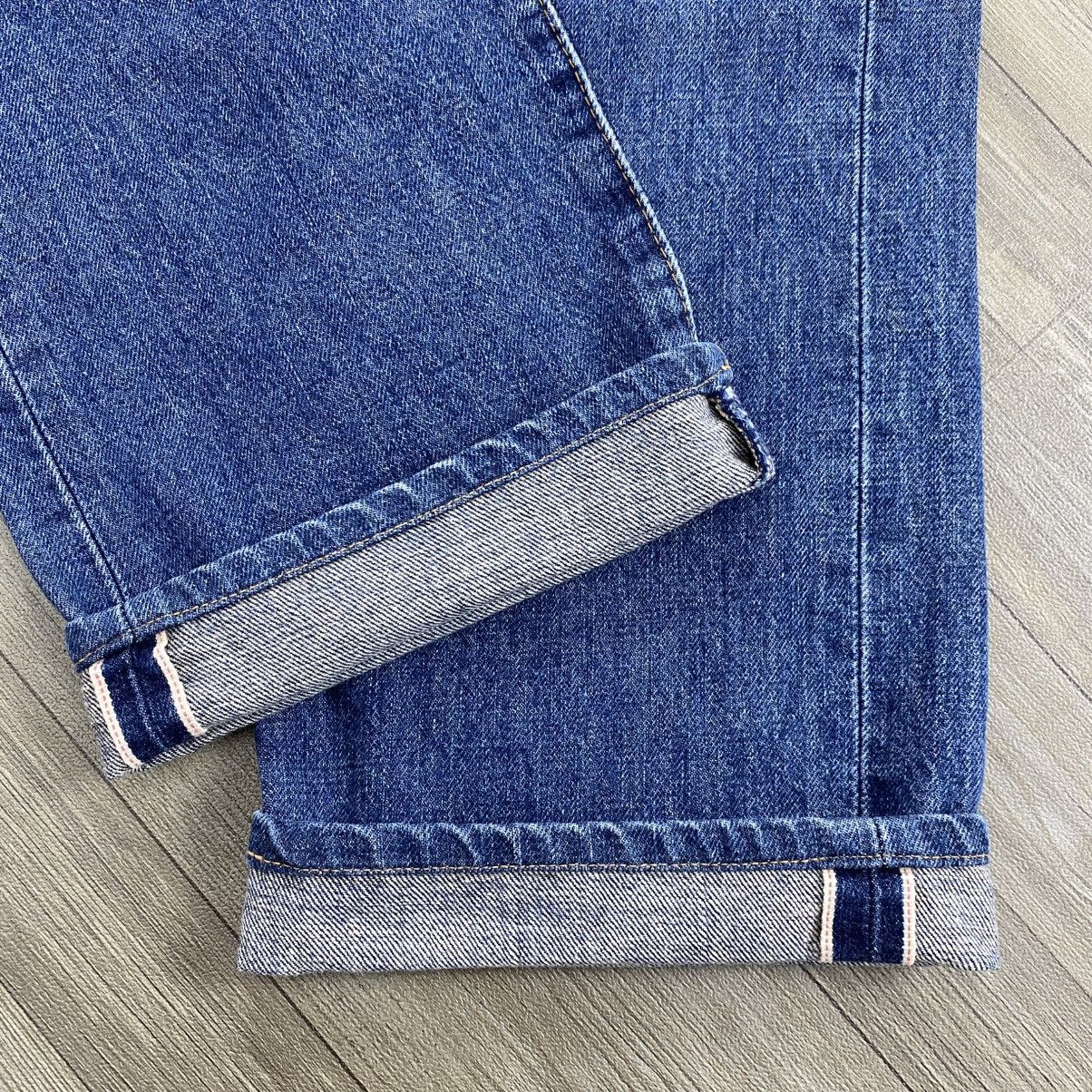 Levi's Vintage Clothing 🇯🇵1990’s Vintage Levis 502XX Selvedge Faded Blue Jeans Size US 30 / EU 46 - 11 Thumbnail