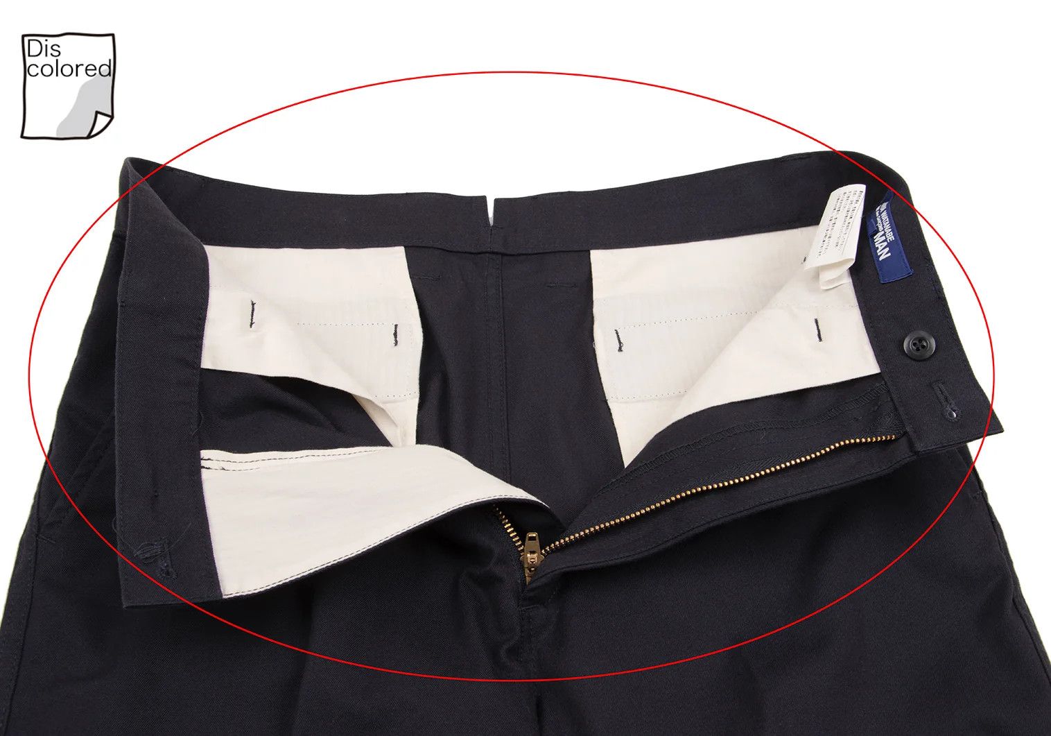 Junya Watanabe Poly Cotton Center Seam Pants in Navy XS Size US 26 / EU 42 - 6 Thumbnail