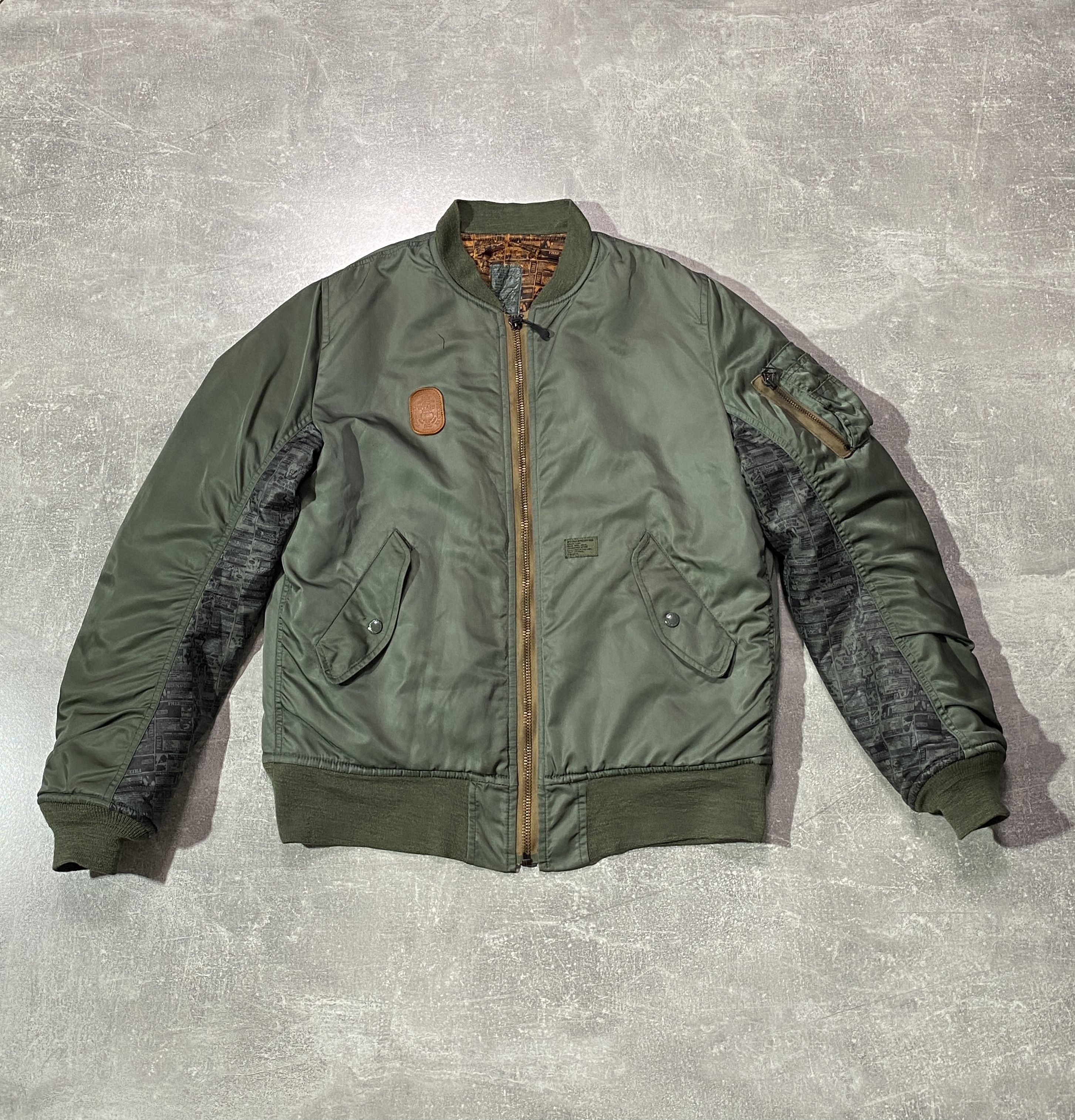 Japanese Brand Vintage 00s WTAPS TABOO VIDEOS MA1 JACKET MILITARY STYLE Size US M / EU 48-50 / 2 - 1 Thumbnail