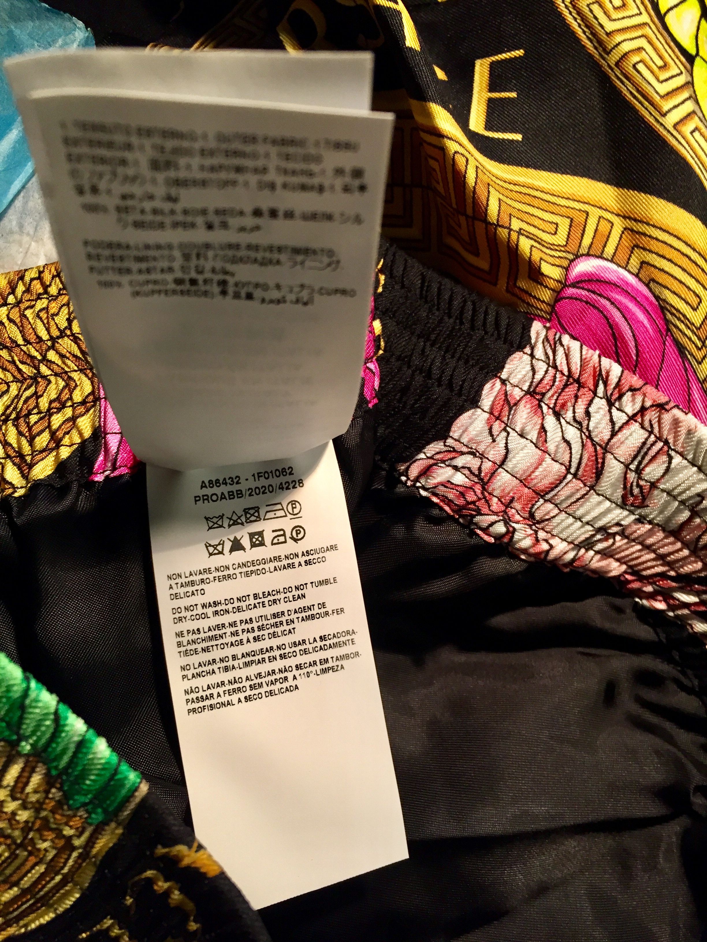 Versace Authentic VERSACE Medusa Amplified 100% Silk Twill Size US 30 / EU 46 - 10 Thumbnail