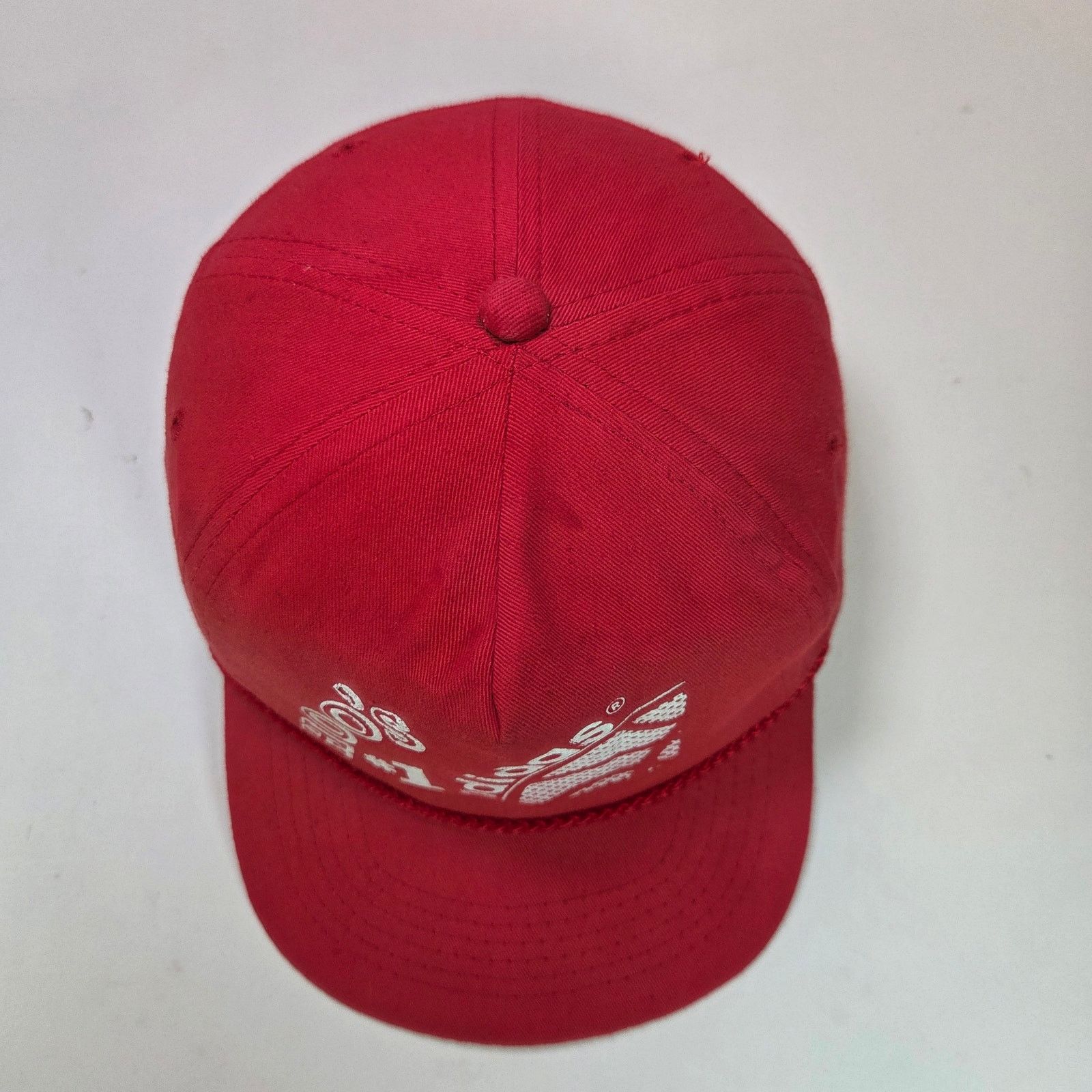 Adidas Vintage Adidas HOO'S #1 Red Snapback Rope Hat 80s 90s Size ONE SIZE - 5 Thumbnail