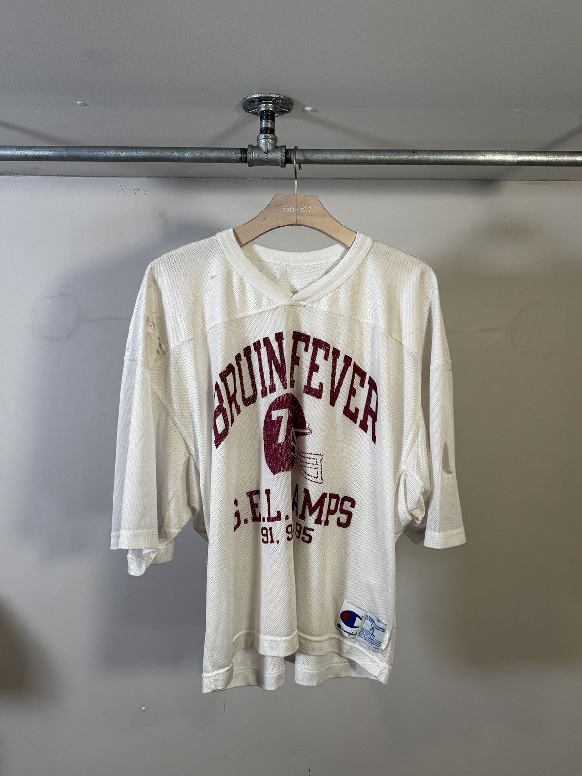 Champion × Vintage Vintage Champion “Bruin Fever” Mesh Jersey Tee – XL Size US XL / EU 56 / 4 - 1 Thumbnail