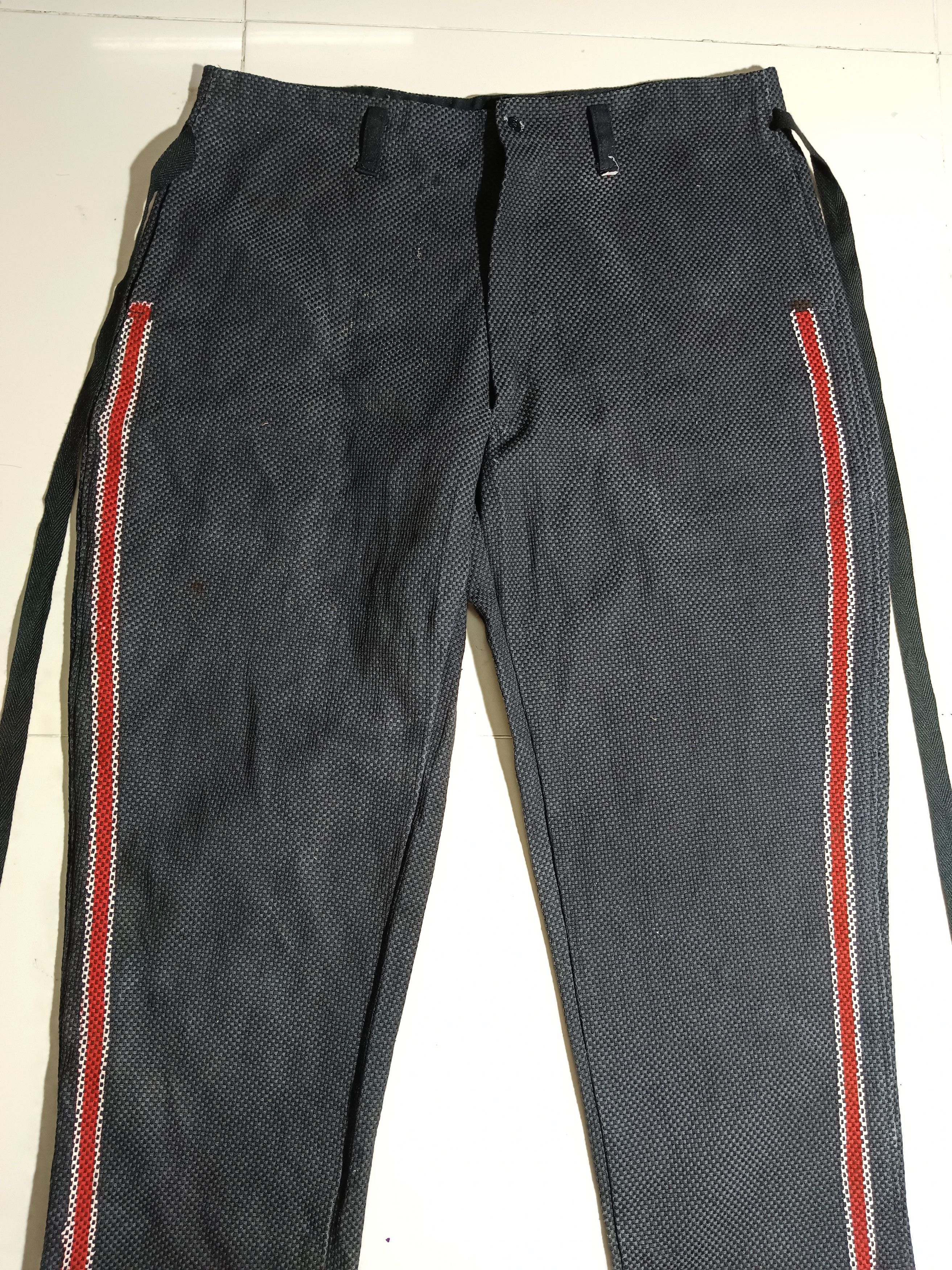 Kapital Vintage 50's Sashiko Fireman Indigo Pants Size US 37 - 6 Thumbnail