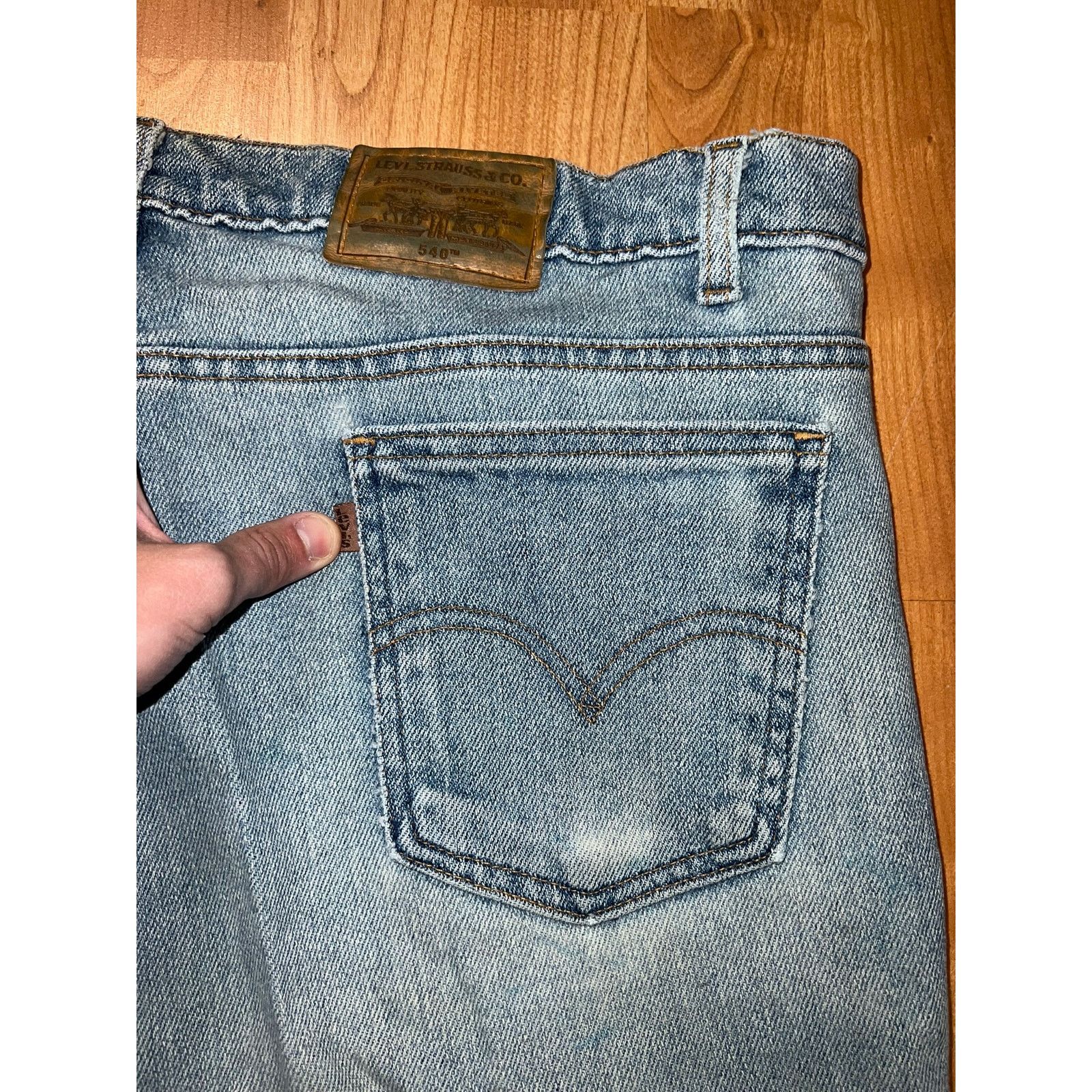Levi's Vintage Levis 540 Jeans Brown Tab Pants Denim Baggy 42x30 Size US 42 / EU 58 - 8 Thumbnail