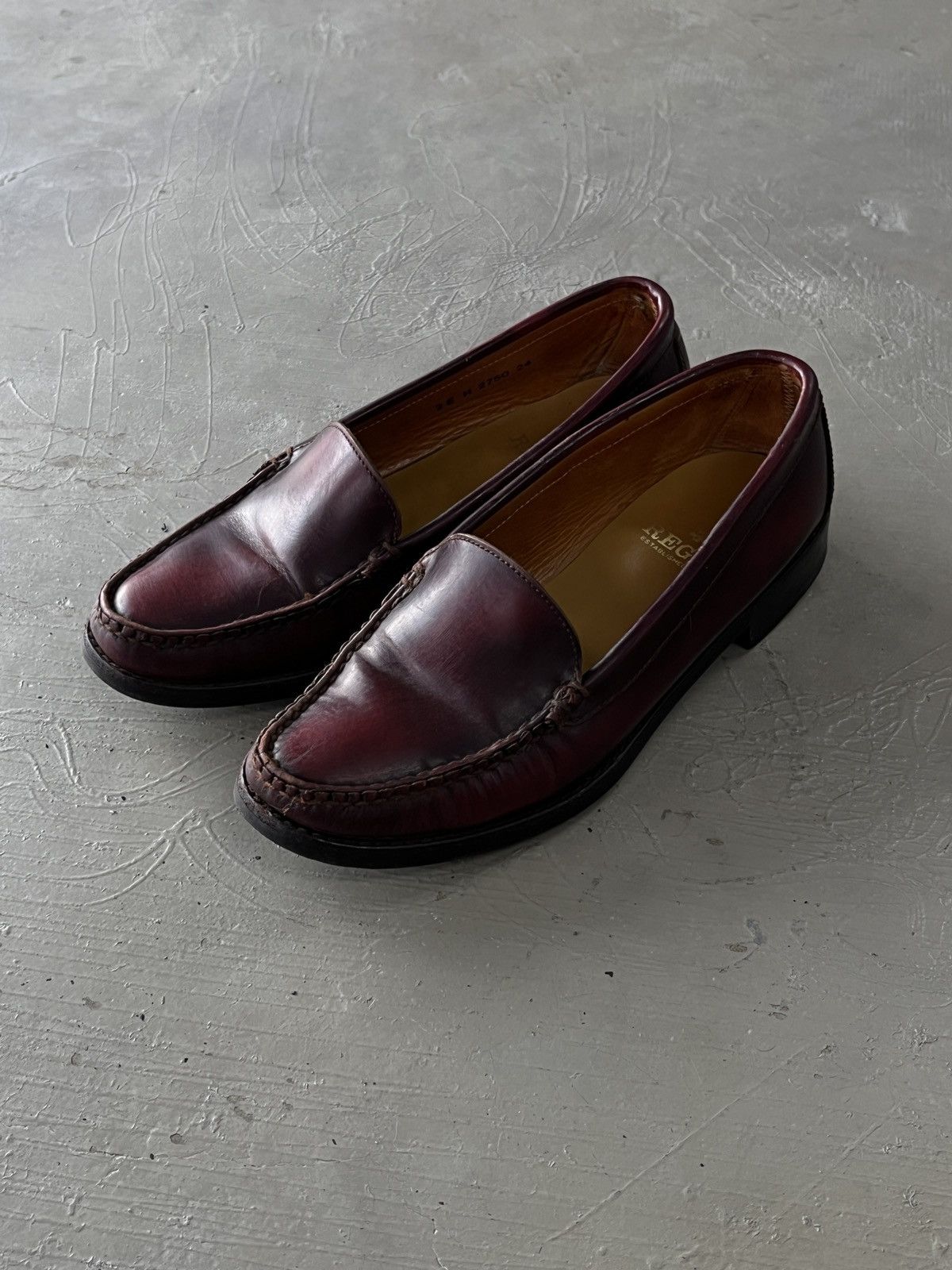 Regal Wine Burgundy Penny Loafers