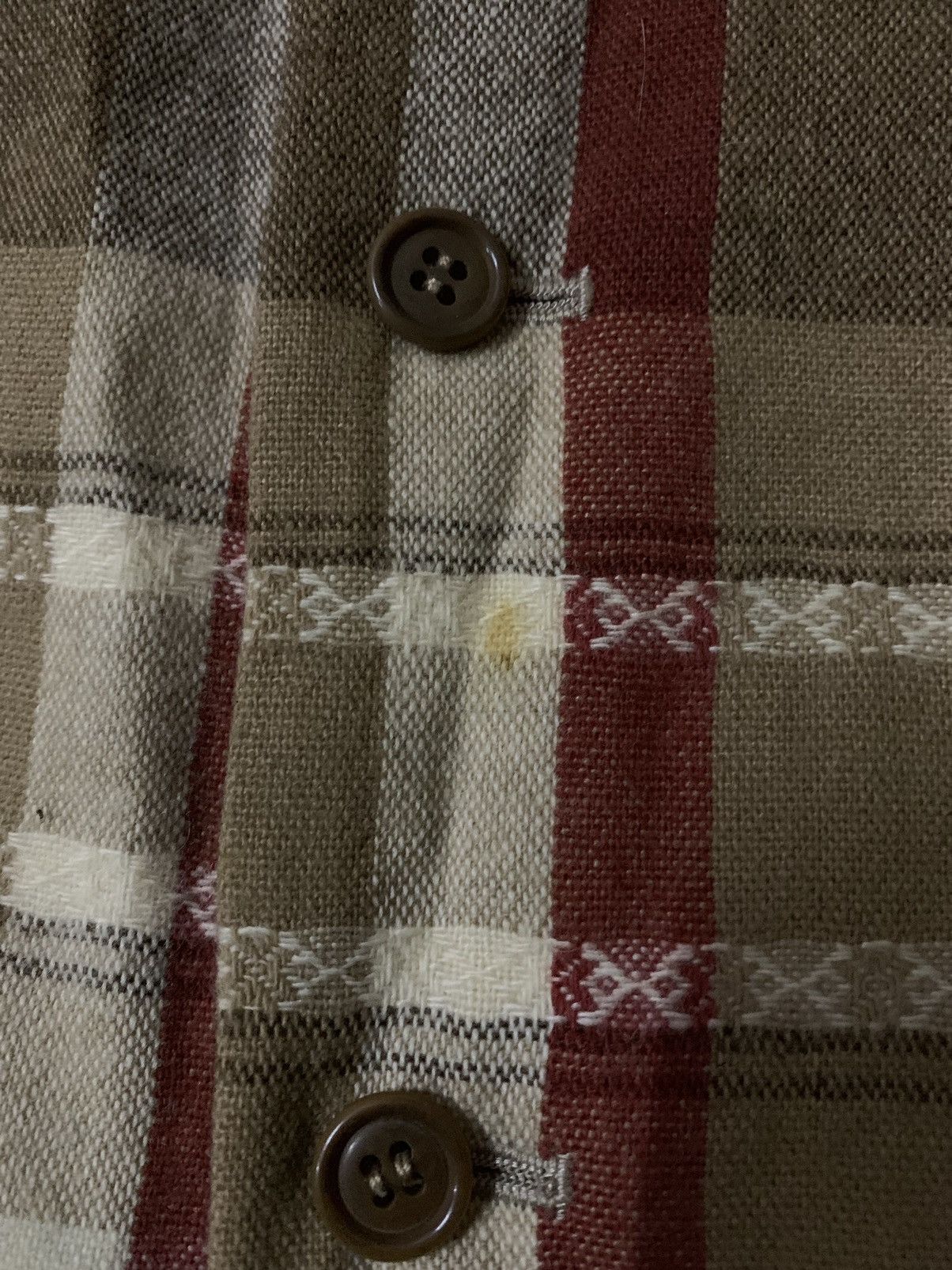 Yohji Yamamoto 💥Vintage Y’s Bis Yohji Yamamoto Tartan Checked Jacket Size S / US 4 / IT 40 - 5 Thumbnail