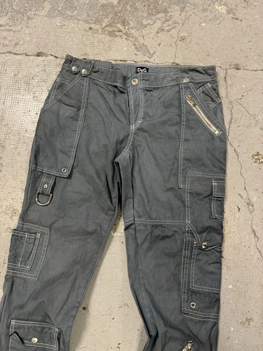 Dolce & Gabbana SS2003 Dolce & Gabbana Grey Army Multi Zips Bondage Pants Size US 30 / EU 46 - 9 Thumbnail
