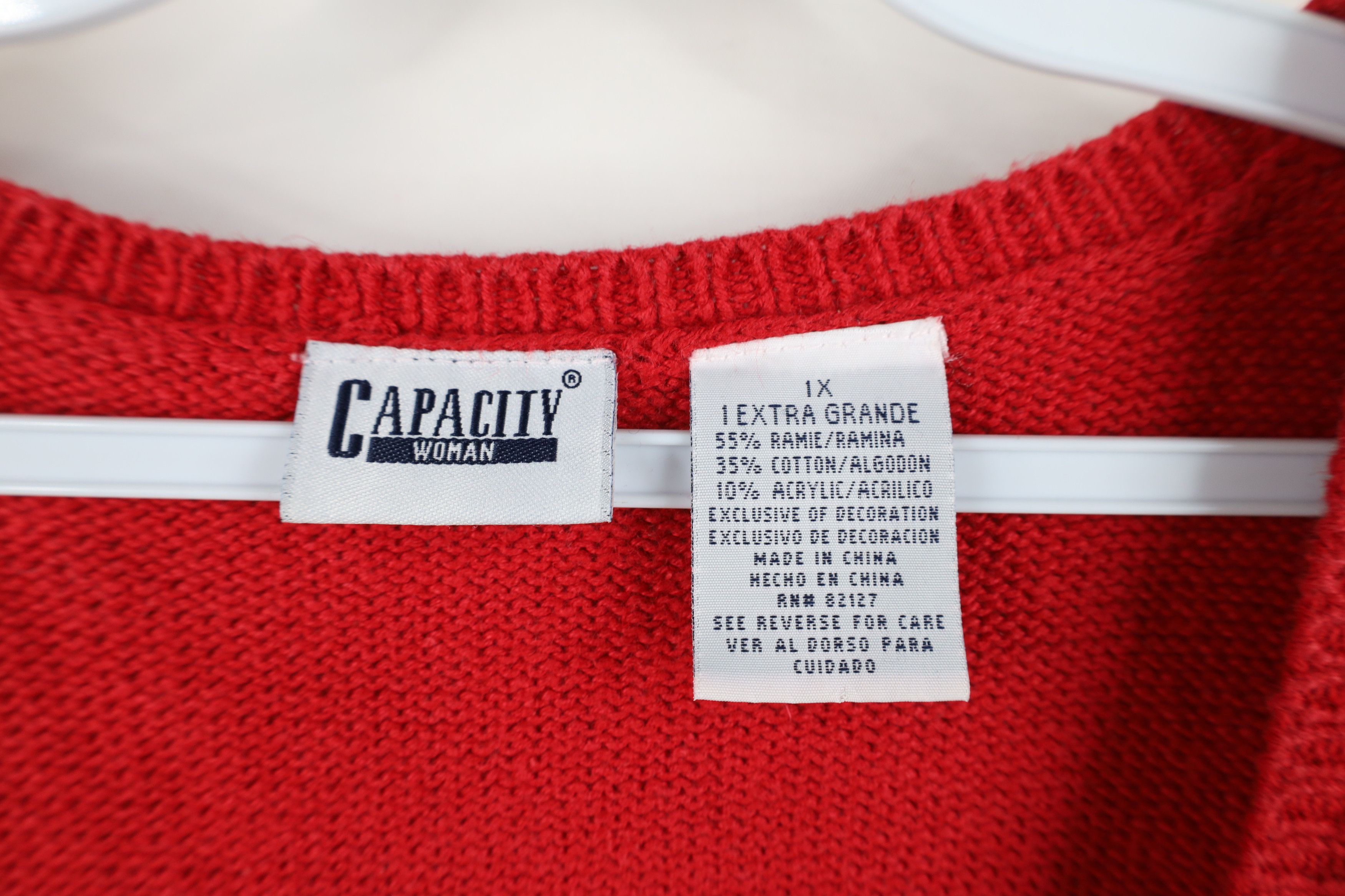 Vintage Vintage 90s Streetwear Penguin Knit Zip Sweater Vest Size XL / US 12-14 / IT 48-50 - 10 Thumbnail