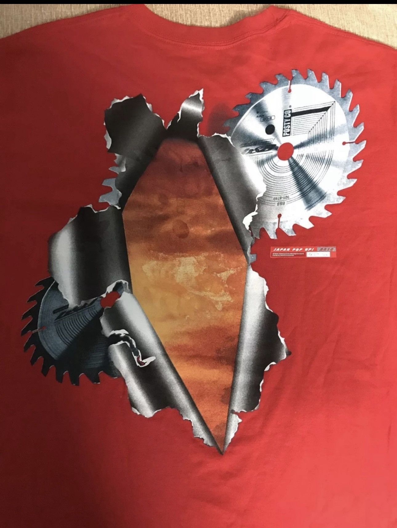 Rap Tees Post Malone Japan Pop-Up Exclusive Red T-Shirt Size M Size US M / EU 48-50 / 2 - 1 Thumbnail