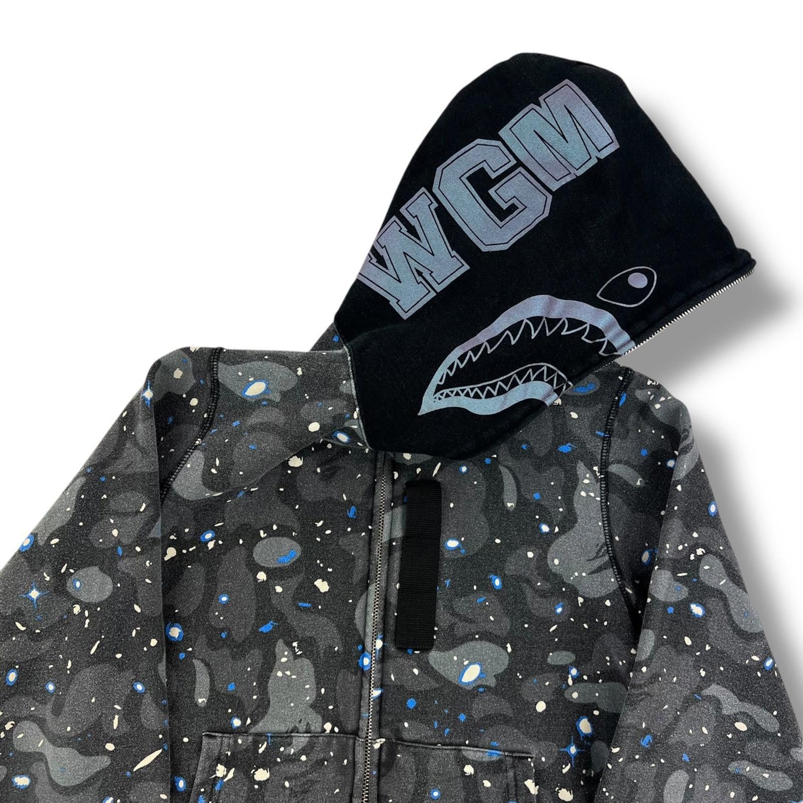 Bape Bape Space Camo Shark Hoodie Size US S / EU 44-46 / 1 - 1 Thumbnail