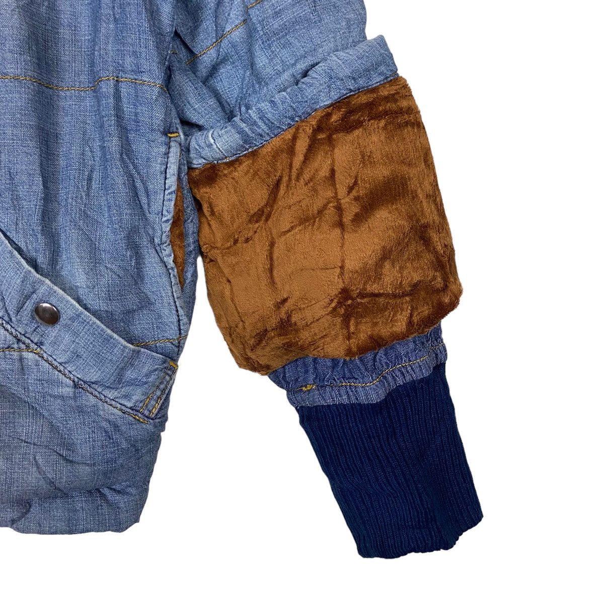 Vintage × mercibeaucoup Vintage Mercibeaucoup Quilted Sleeve Snap Button Full Zipper Size M / US 6-8 / IT 42-44 - 6 Thumbnail