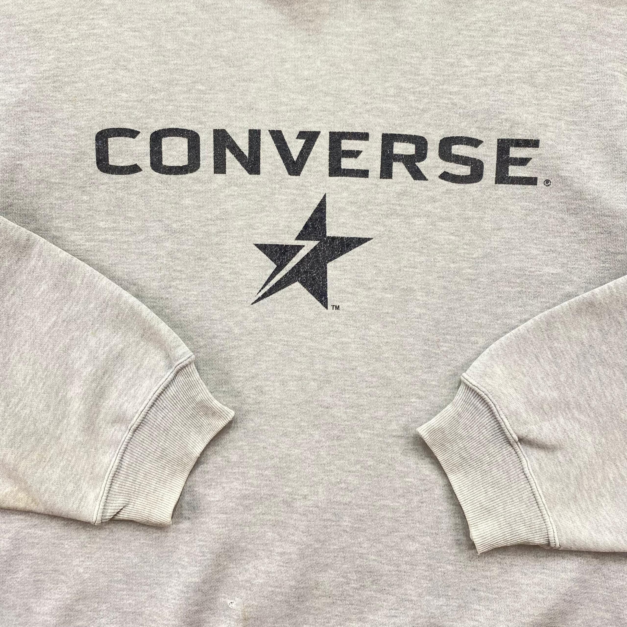 Converse Vintage 90s Converse Spell Out Hoodies Size US L / EU 52-54 / 3 - 5 Thumbnail