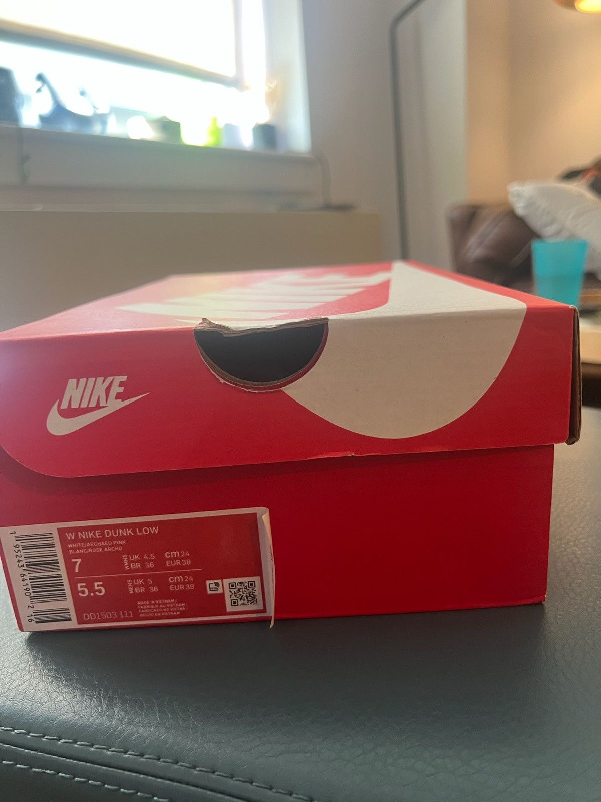Nike Dunk Low Archeo Pink ( Women’s Sz 7) Size US 7 / IT 37 - 8 Thumbnail