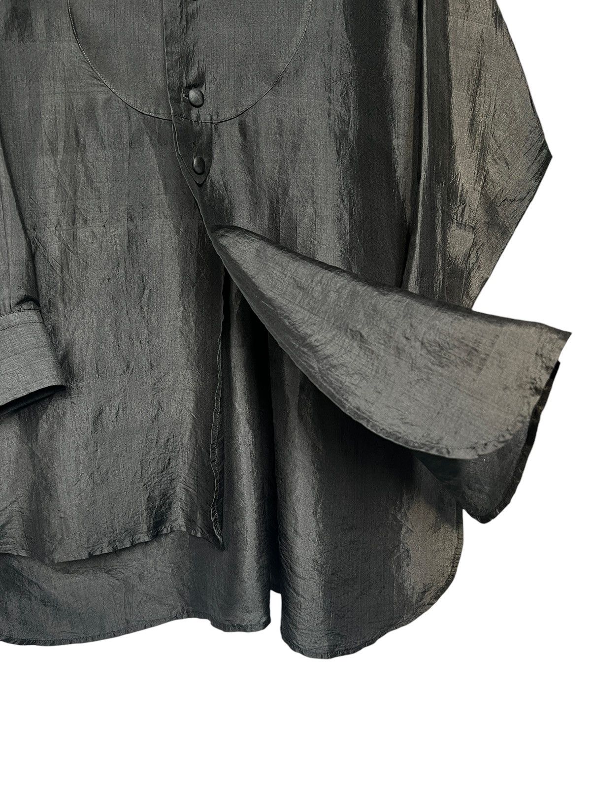 Issey Miyake Vintage Issey Miyake Shanghai Silk Button Shirt Size US L / EU 52-54 / 3 - 11 Thumbnail
