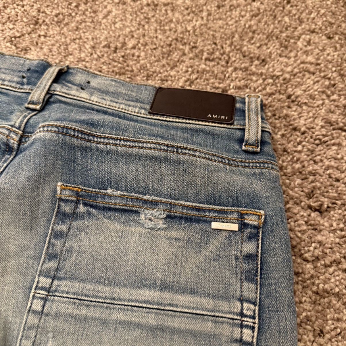 Amiri Amiri Clay blue denim jeans size 32 indigo bandana Size US 32 / EU 48 - 12 Thumbnail