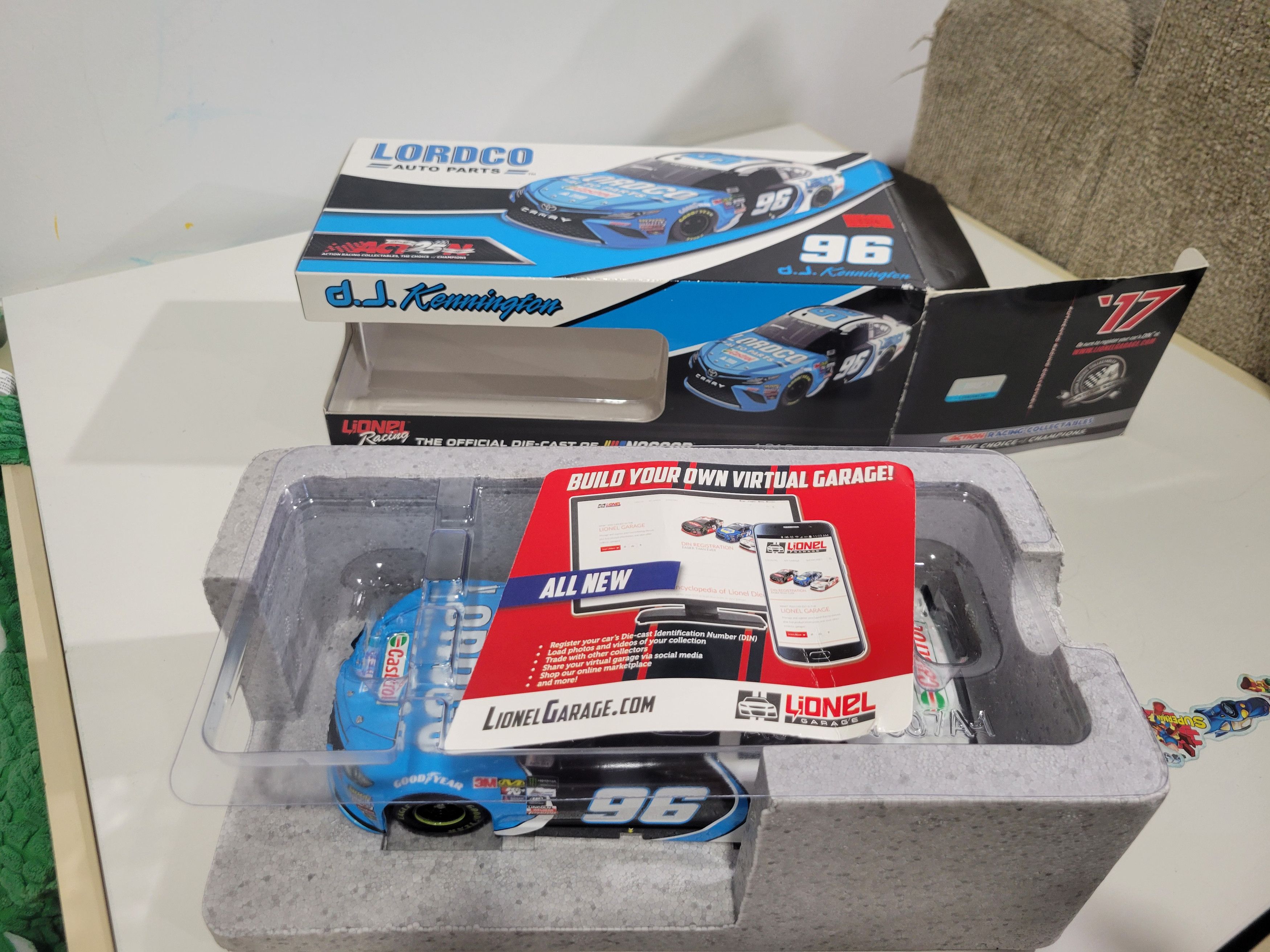 Other DJ Kennington#96 2017 Nascar Stock Car 1:24 Diecast RARE Size ONE SIZE - 7 Thumbnail