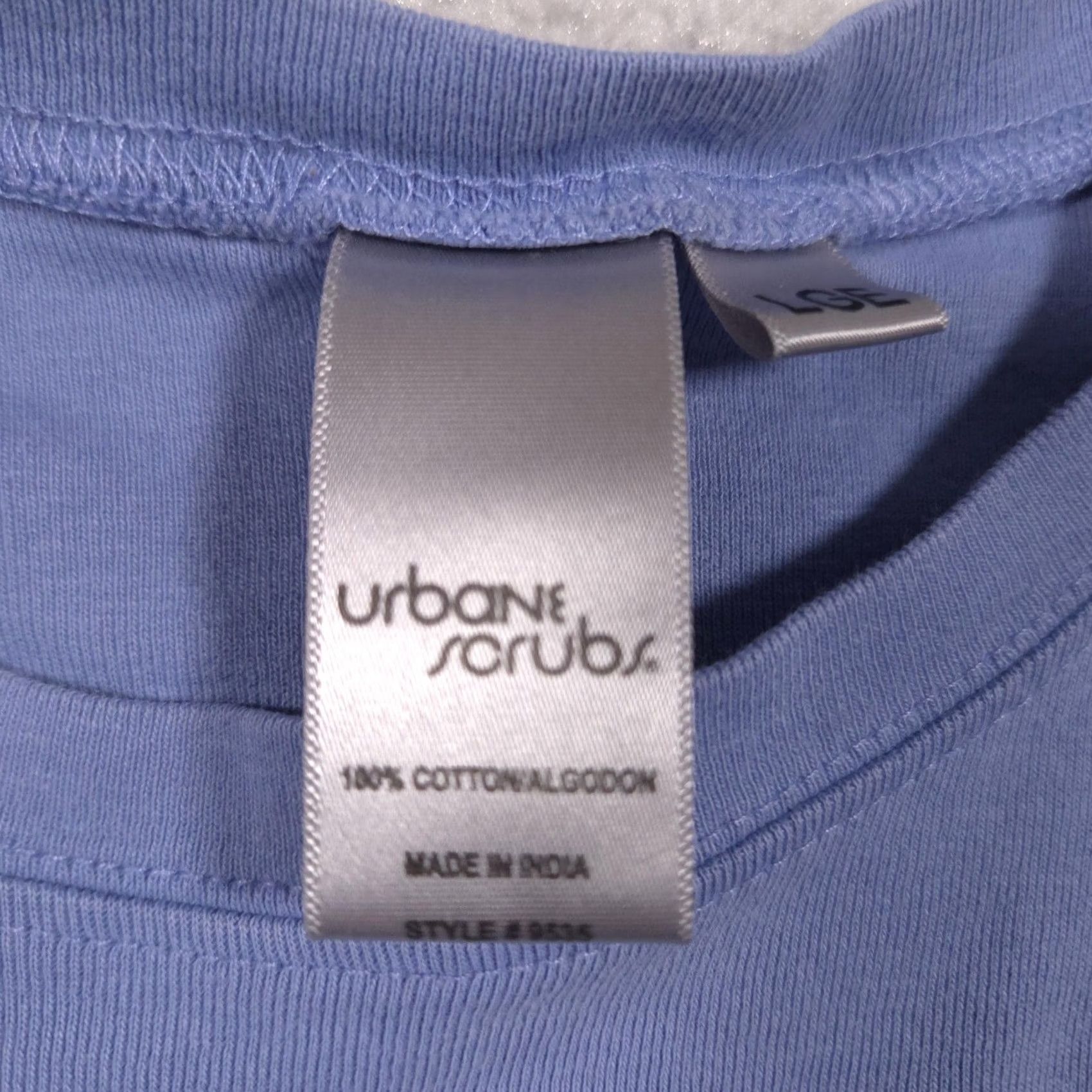 Vintage Urbane Scrubs Shirt Womens Large Blue Long Sleeve Knit Crewneck Cotton Tee Top Size L / US 10 / IT 46 - 5 Thumbnail