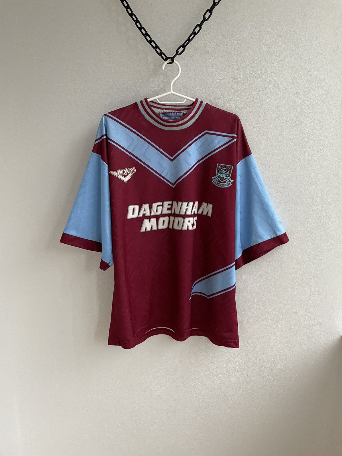 Vintage West Ham United 1993 1994 1995 Football Shirt Soccer Jersey Size US XXL / EU 58 / 5 - 1 Thumbnail