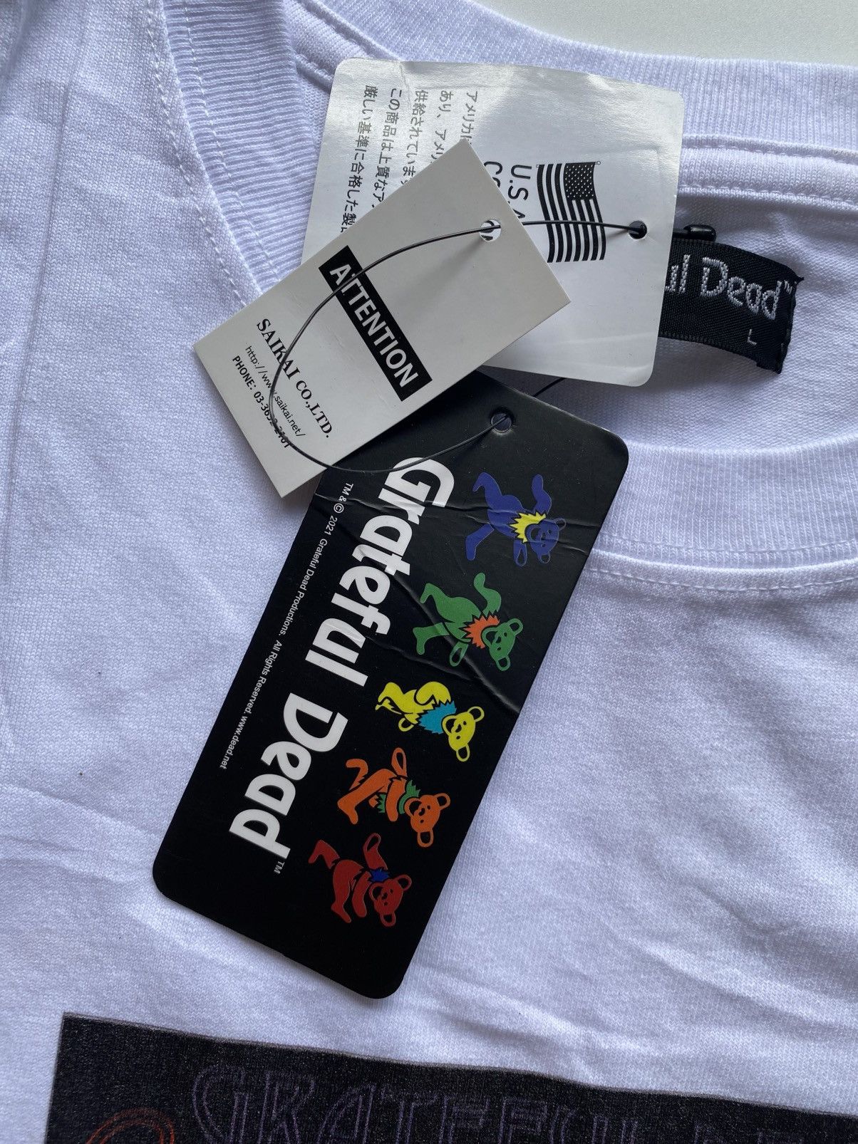 Band Tees GRATEFUL DEAD Size US L / EU 52-54 / 3 - 5 Thumbnail