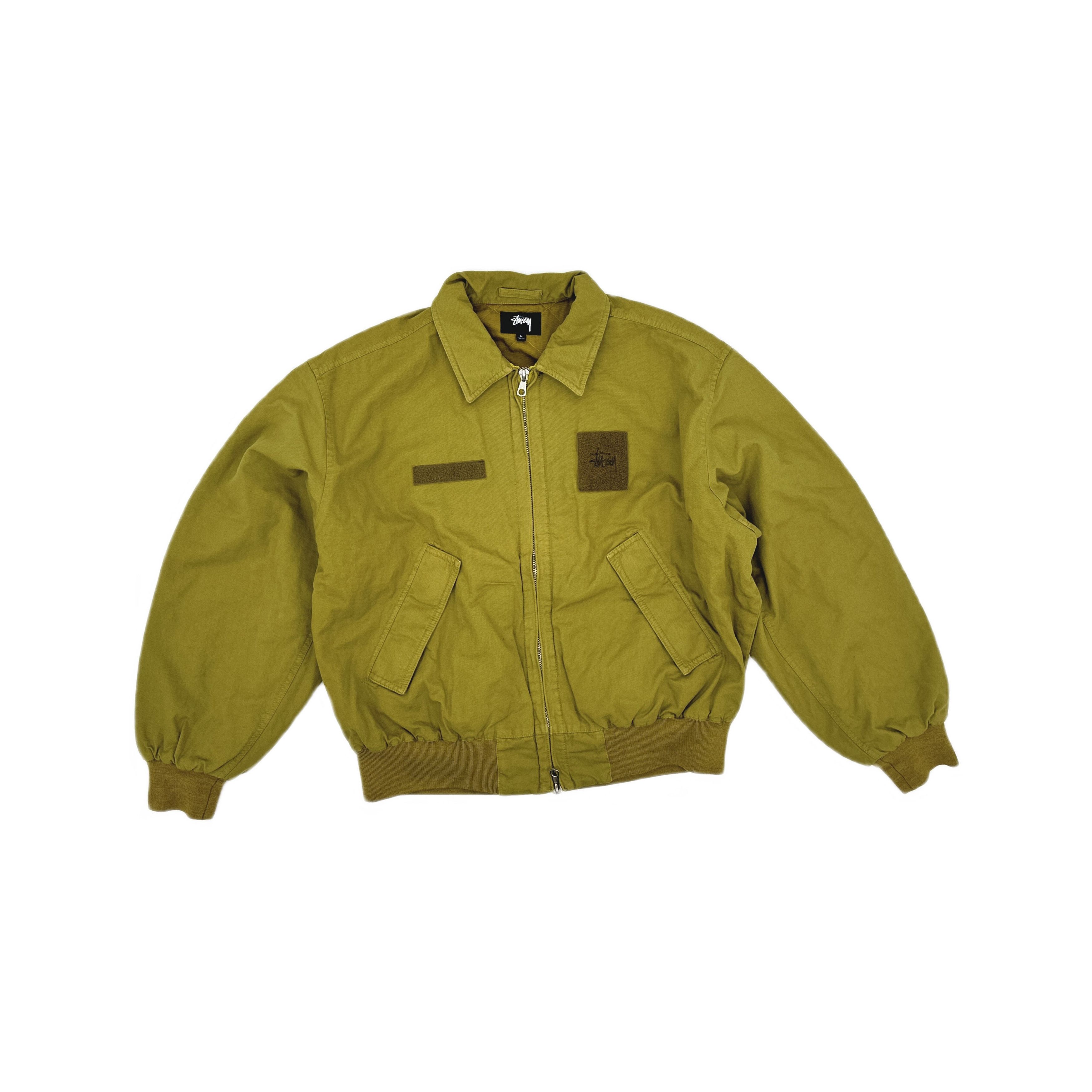 Stussy Stussy Golden Olive Bomber Jacket Size L Size US L / EU 52-54 / 3 - 1 Thumbnail