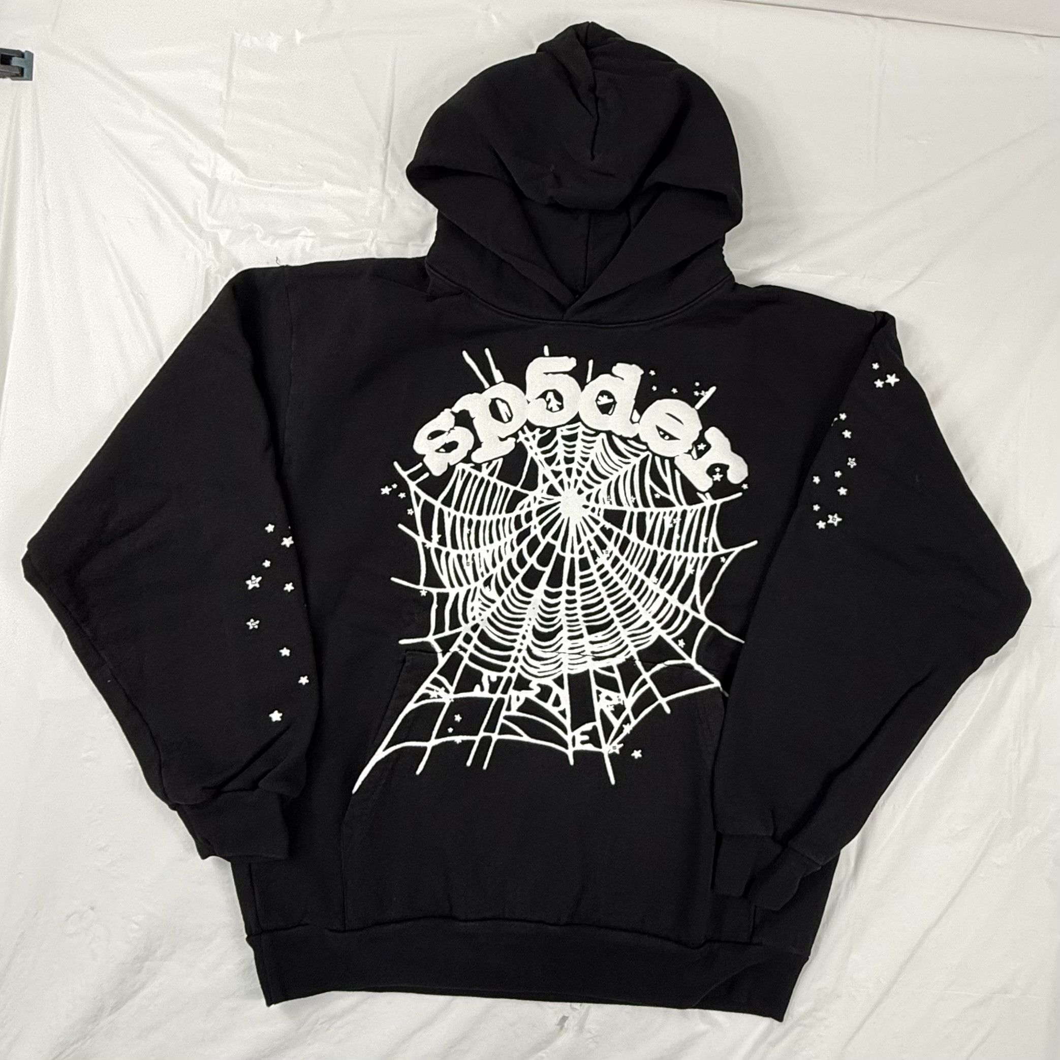 Sp5der Sp5der Worldwide Black P5 Web Hoodie Young Thug Large Size US L / EU 52-54 / 3 - 1 Thumbnail