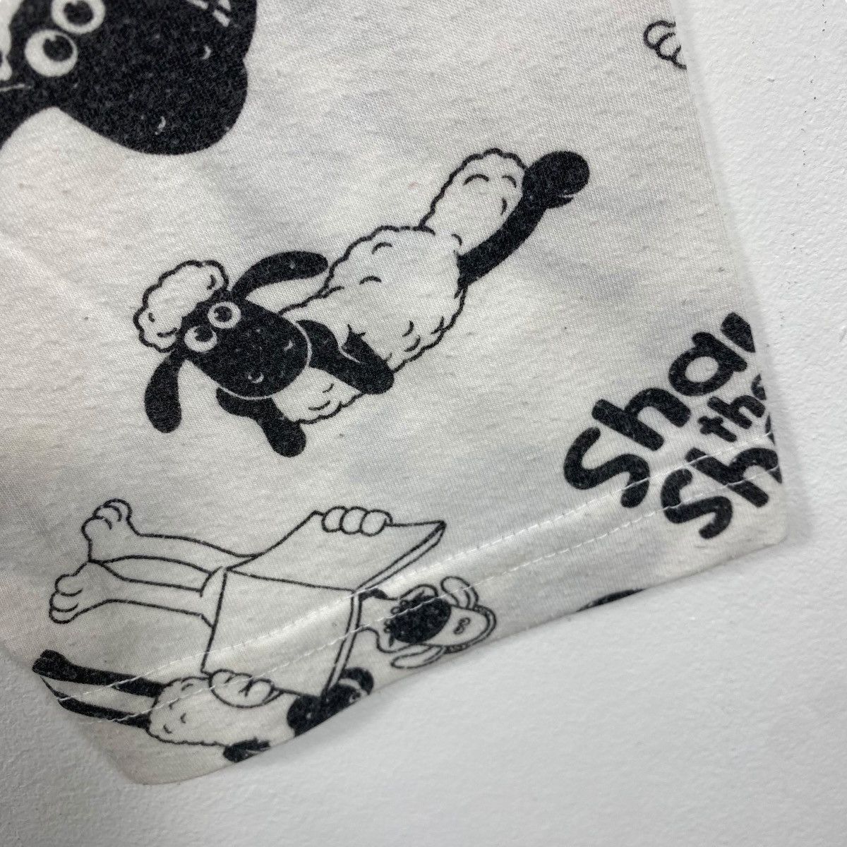 Cartoon Network SHAUN THE SHEEP Cartoon Fullprint Long Sleeve Tee Shirt Size L / US 10 / IT 46 - 3 Thumbnail