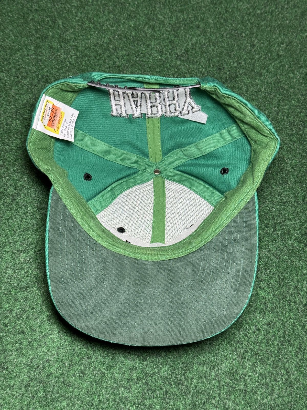 Vintage 90s Harry Gant Nascar Kelly Green Saint Patricks Day Hat Size ONE SIZE - 5 Thumbnail