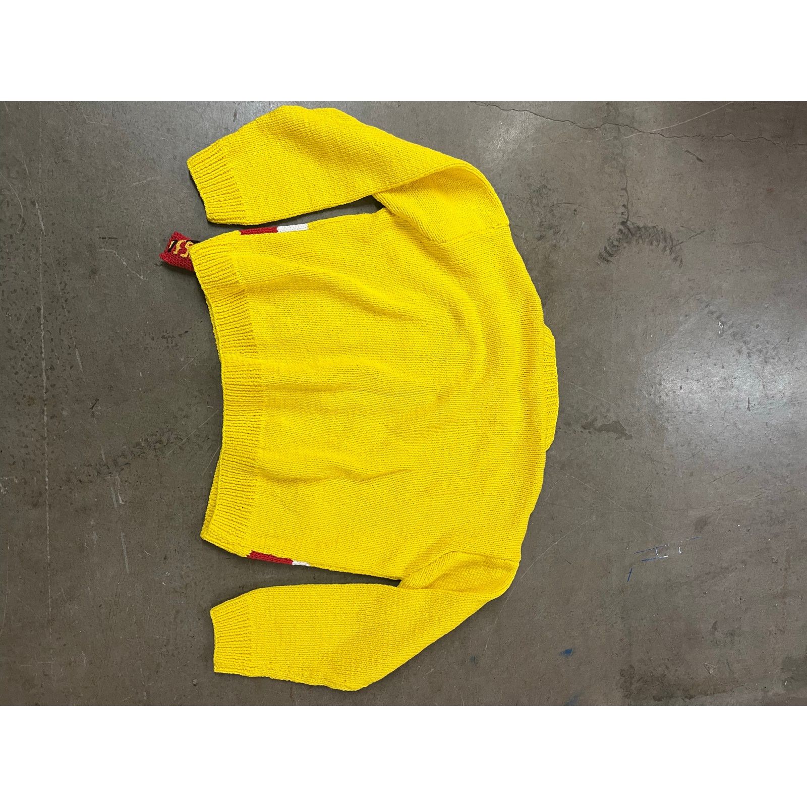 Sky High Farm Workwear SKY HIGH FARM - ICE CREAM HAND KNIT CARDIGAN /YELLOW/ L /NWT Size US L / EU 52-54 / 3 - 5 Thumbnail