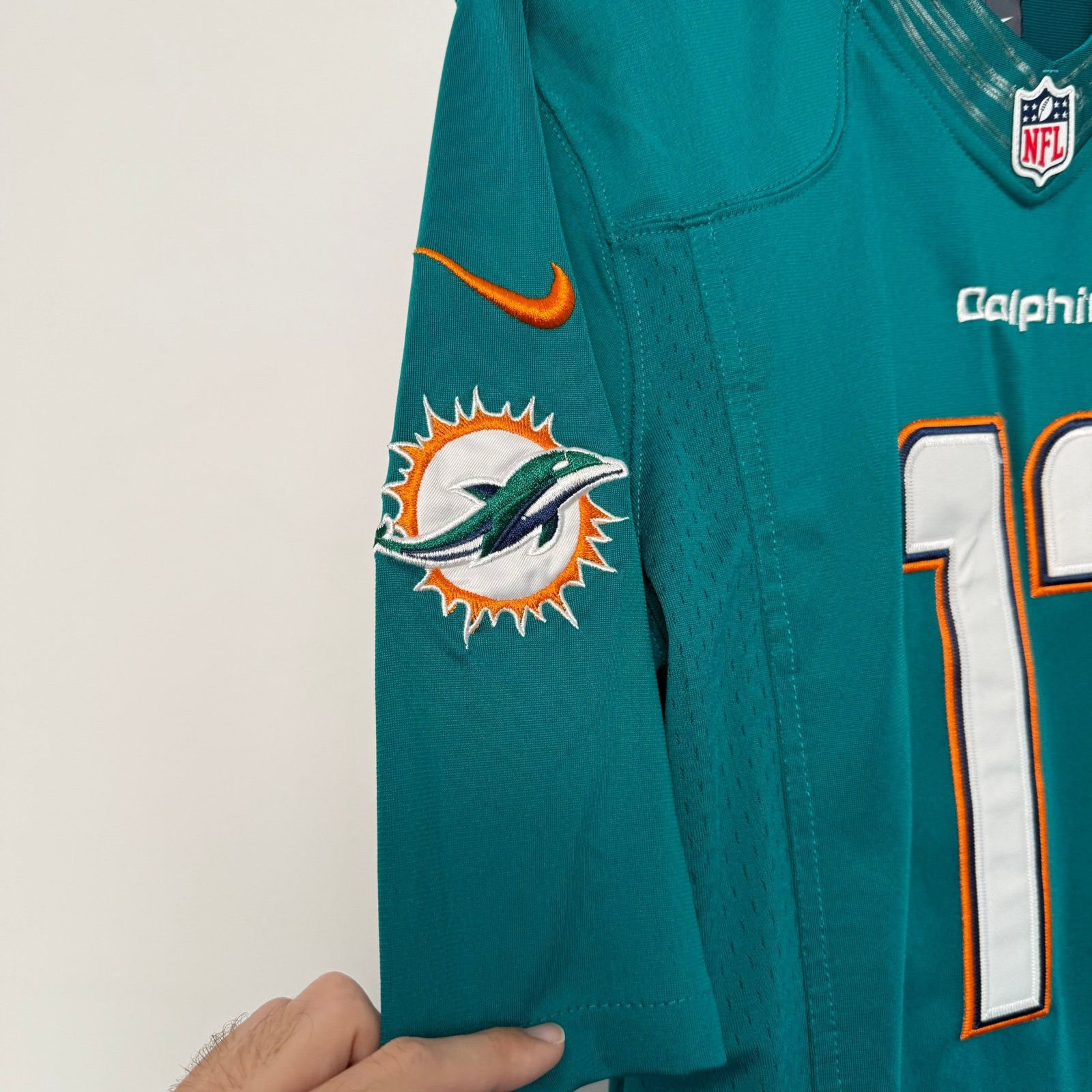 NFL × Nike MIAMI DOLPHINS NIKE NFL ON FIELD TANNEHILL FOOTBALL JERSEY Size US M / EU 48-50 / 2 - 6 Thumbnail