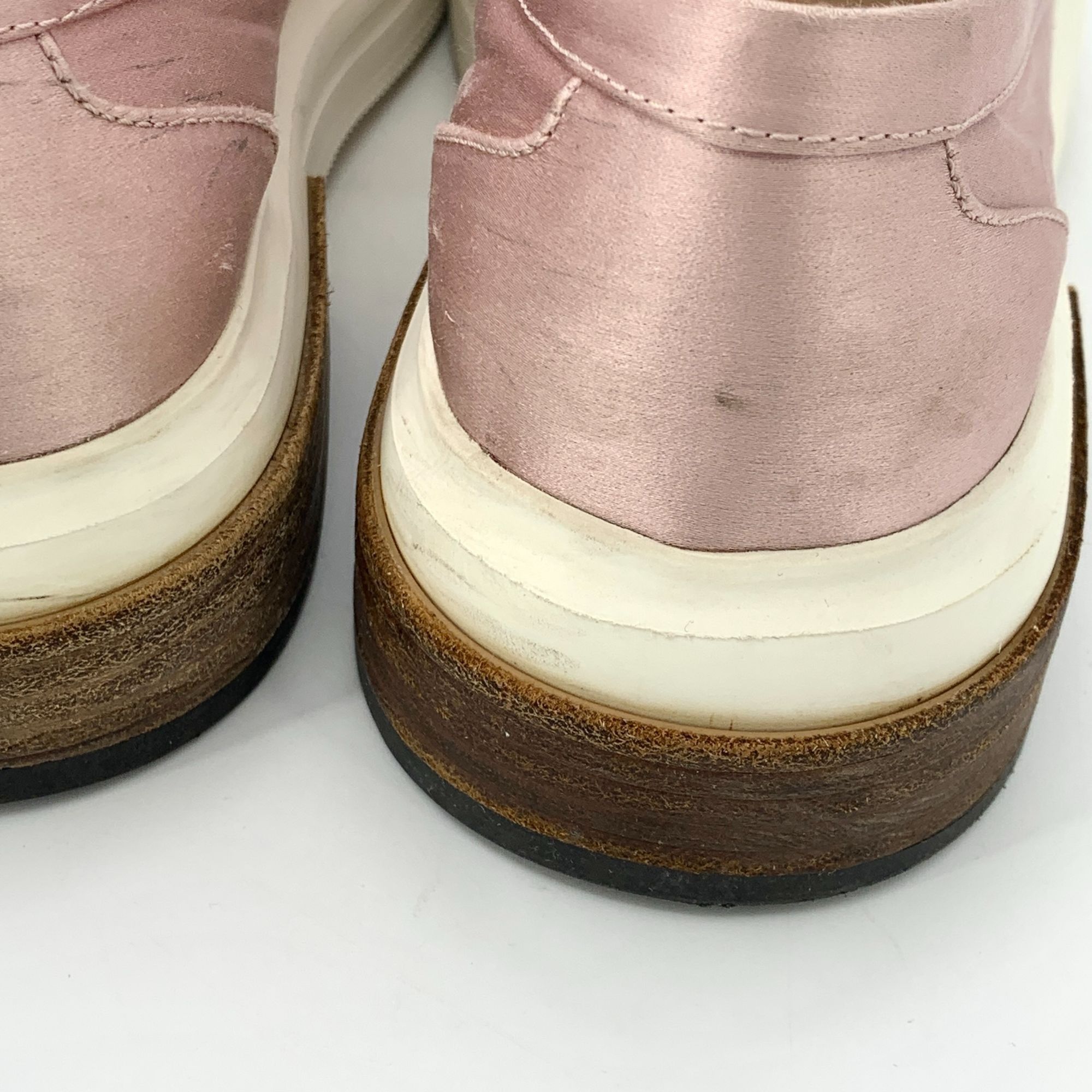 Tod's Tods Womens Pink Satin Slip-On Casual Loafers Size 37 Size US 7 / IT 37 - 3 Thumbnail
