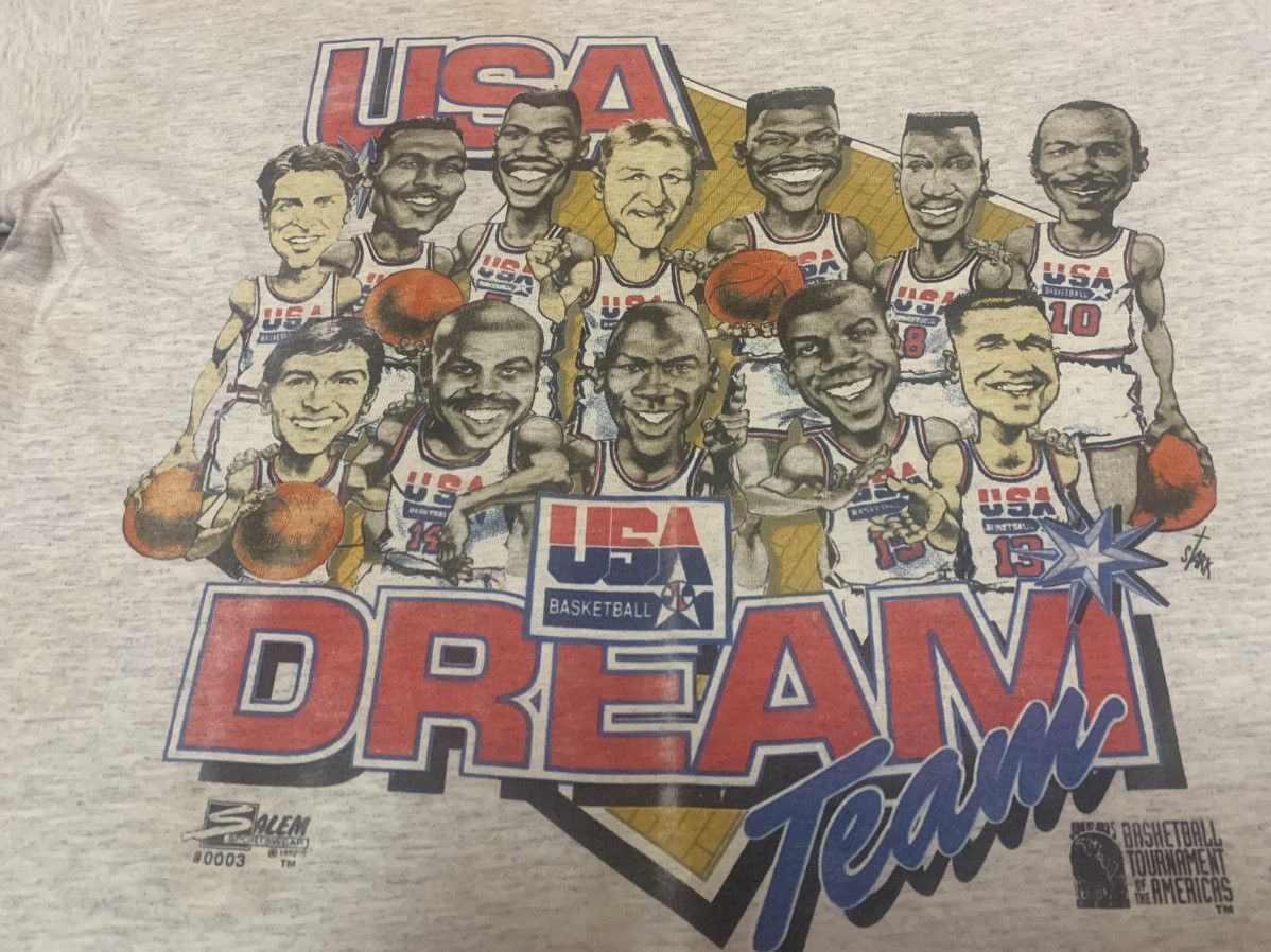 NBA × Salem Sportswear × Vintage 🔥RARE🔥1992 USA DREAM TEAM BASKETBALL TOURNAMENT Size US M / EU 48-50 / 2 - 4 Thumbnail