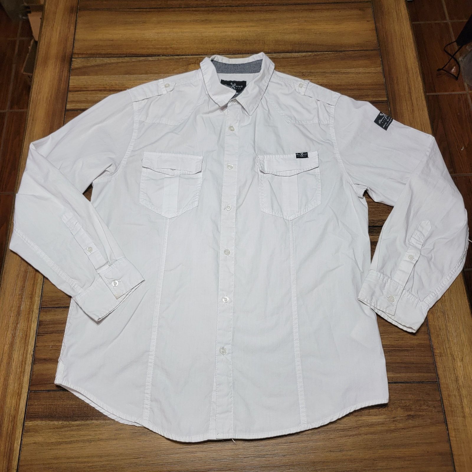 marc ecko dress shirts Amazon.com: Marc Ecko Mens Utility Ox Ls Button Up Shirt, Blue, X-Small :  Clothing, Shoes & Jewelry