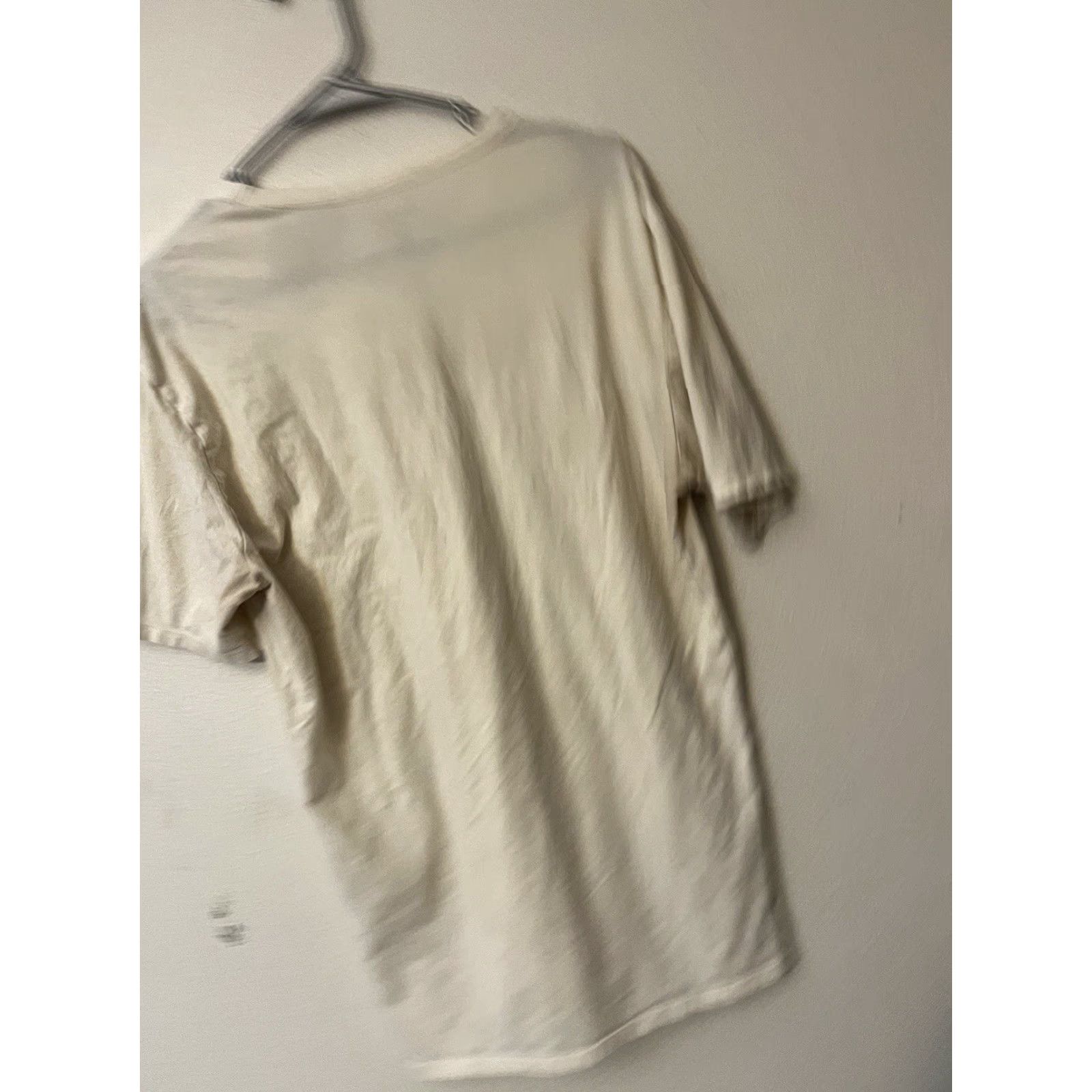 Calvin Klein Calvin Klein T-Shirt Men's L Short Sleeve V-Neck White Logo Solid Shirt Adult Large White Calvin Klein Mens T-Shirt Size US L / EU 52-54 / 3 - 3 Thumbnail