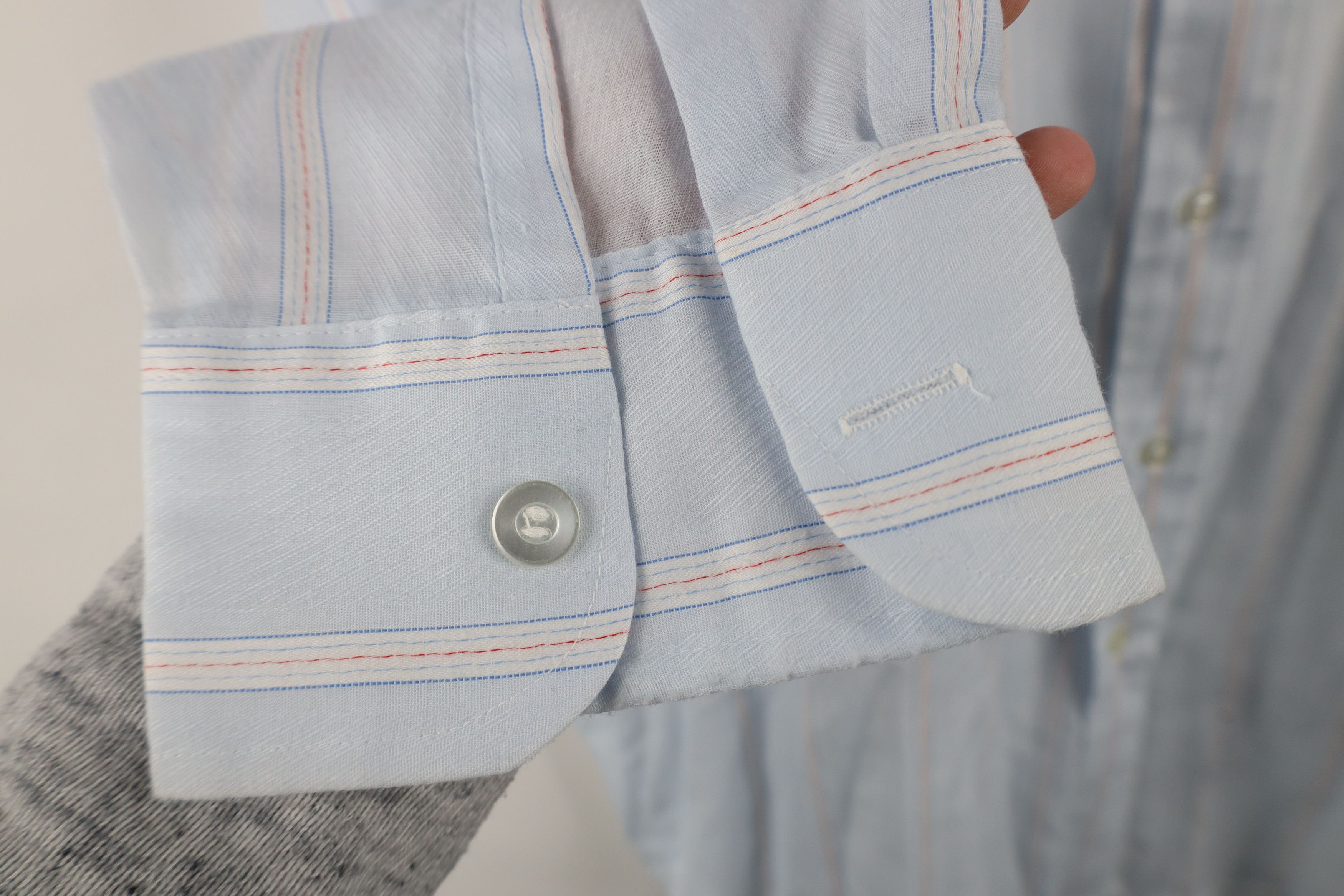 Vintage Vintage 70s Streetwear Striped Collared Button Shirt USA Size US M / EU 48-50 / 2 - 4 Thumbnail