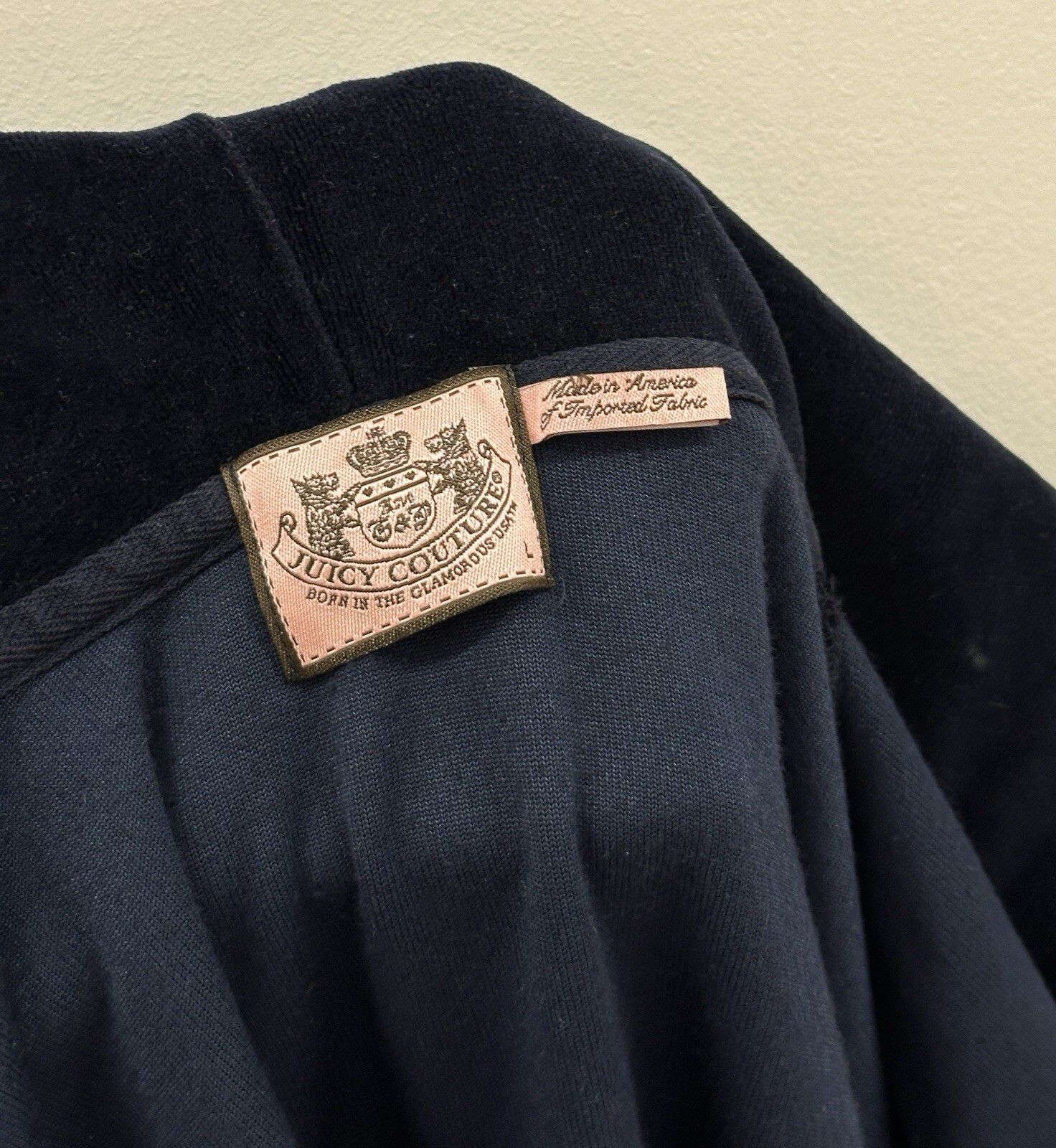 Juicy Couture Juicy Couture Zip up Hoodie Velvet Velour y2k Blue Size L Size L / US 10 / IT 46 - 9 Thumbnail