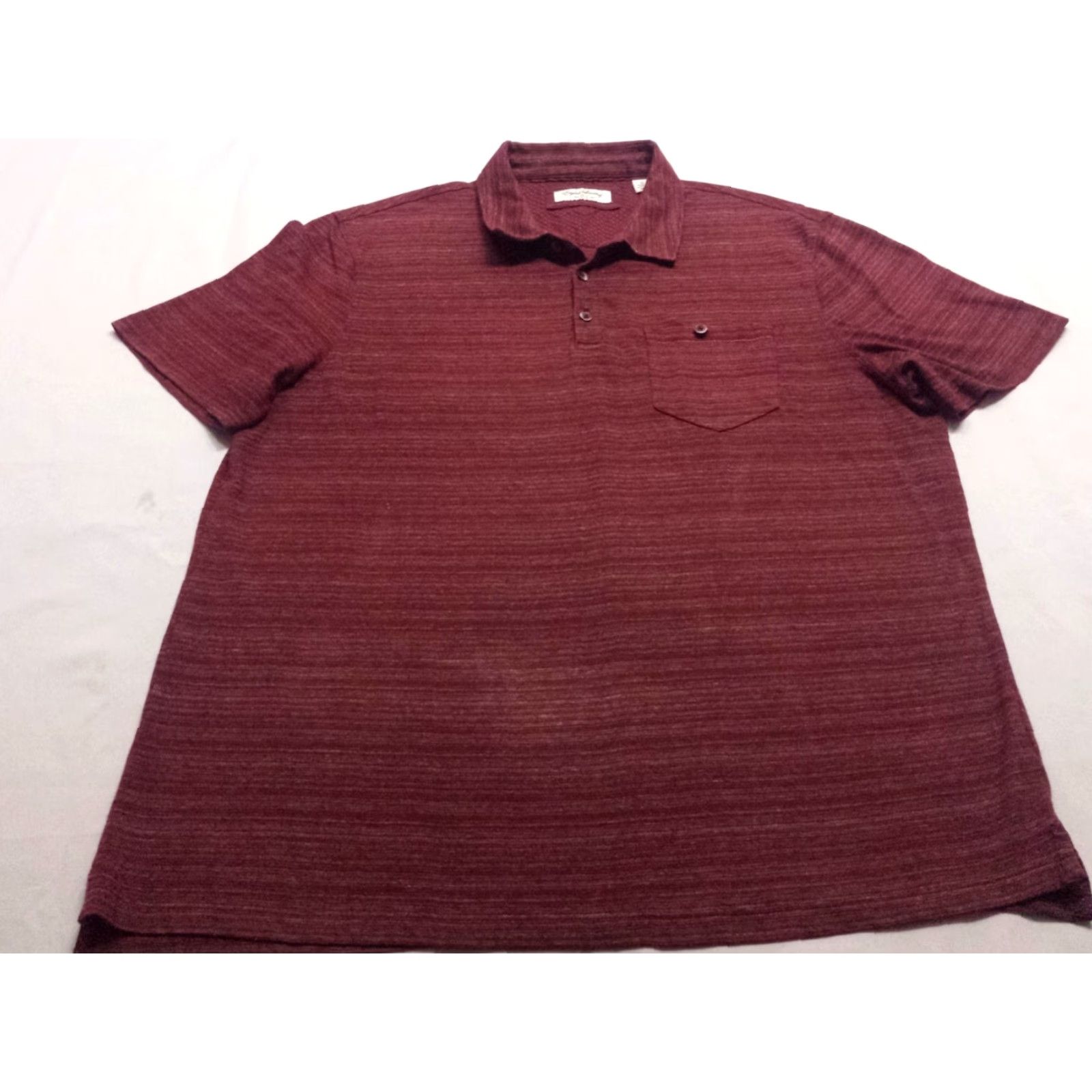 English Laundry English Laundry Polo Shirt Mens XL Red Striped Cotton-Polyester Short Sleeve Casual Shirt Size US XL / EU 56 / 4 - 5 Thumbnail