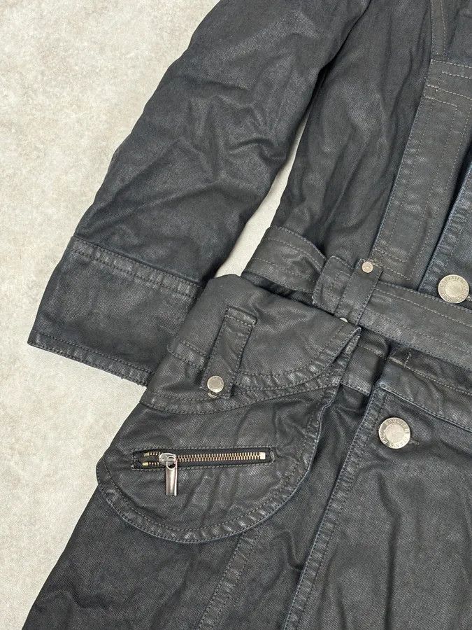 Jean Paul Gaultier 2000s Jean Paul Gaultier Black Detachable 2 in 1 Multi-Pocket Trench Jacket Size US S / EU 44-46 / 1 - 13 Thumbnail
