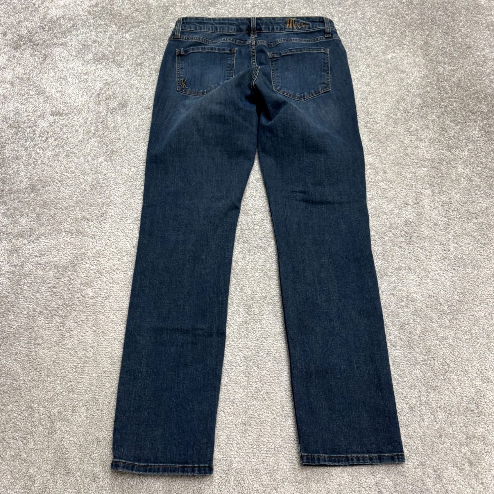 Vintage VINTAGE KUT from The Kloth Katy Jeans Women 6 Denim Blue Dark Wash Regular Stretch 5-Pocket Boyfriend Fit Womens Jeans Size 28" / US 6 / IT 42 - 2 Thumbnail