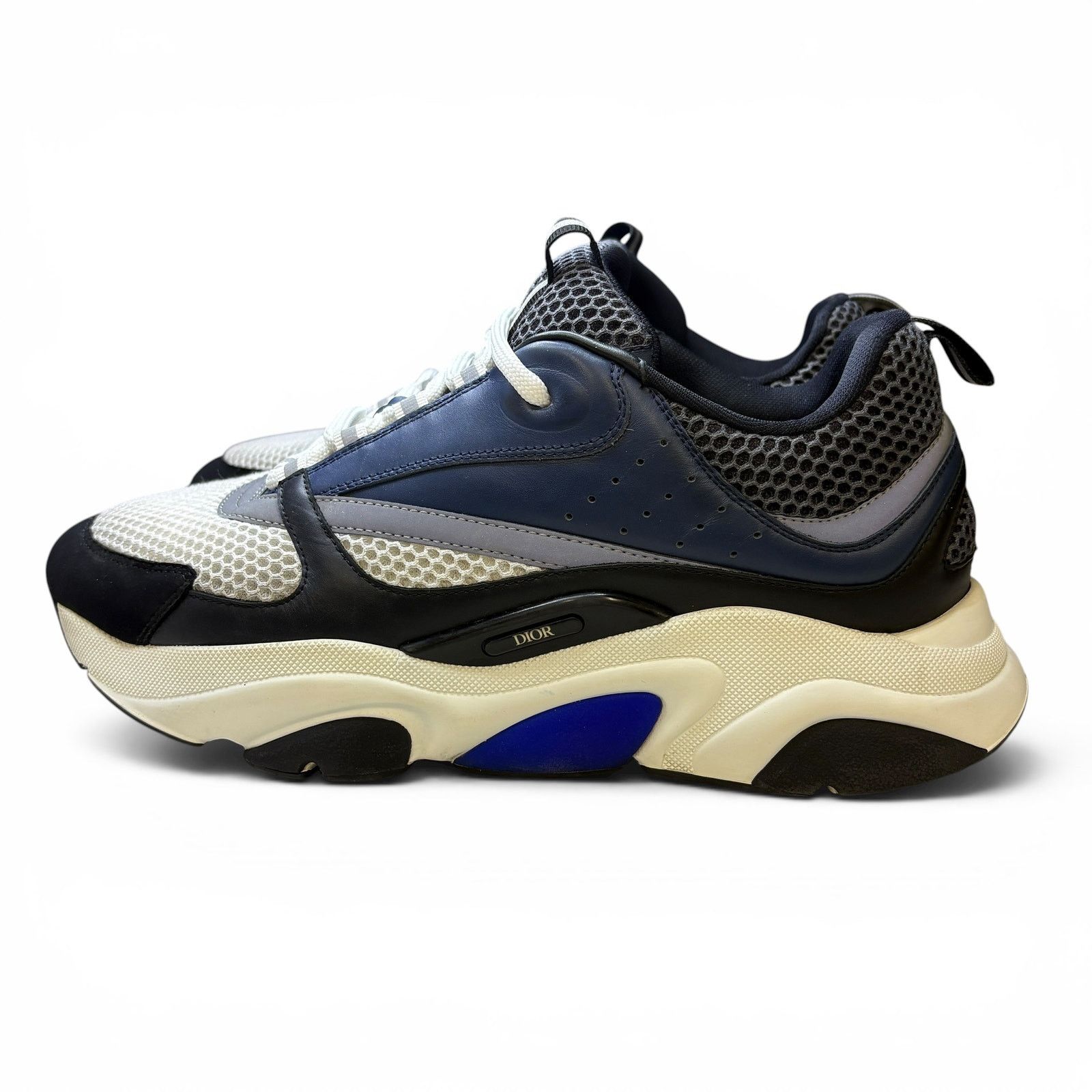 Dior Dior B22 Low Top Black Navy Sneakers | Size 45 (12US) Size US 12 / EU 45 - 4 Thumbnail