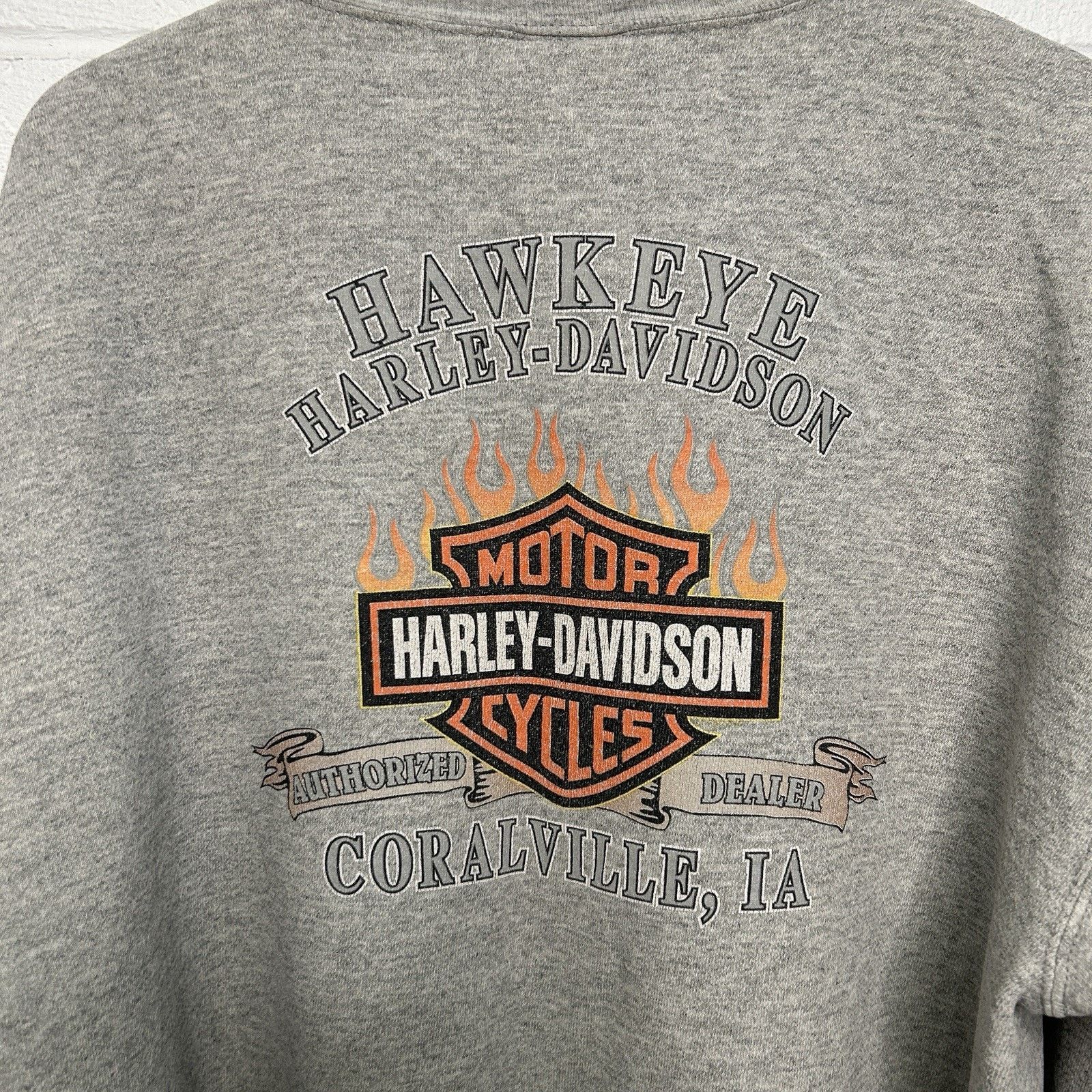 Harley Davidson Vintage Harley-Davidson Crewneck Chains Sleeve-Hit “Grey” Size US L / EU 52-54 / 3 - 5 Thumbnail