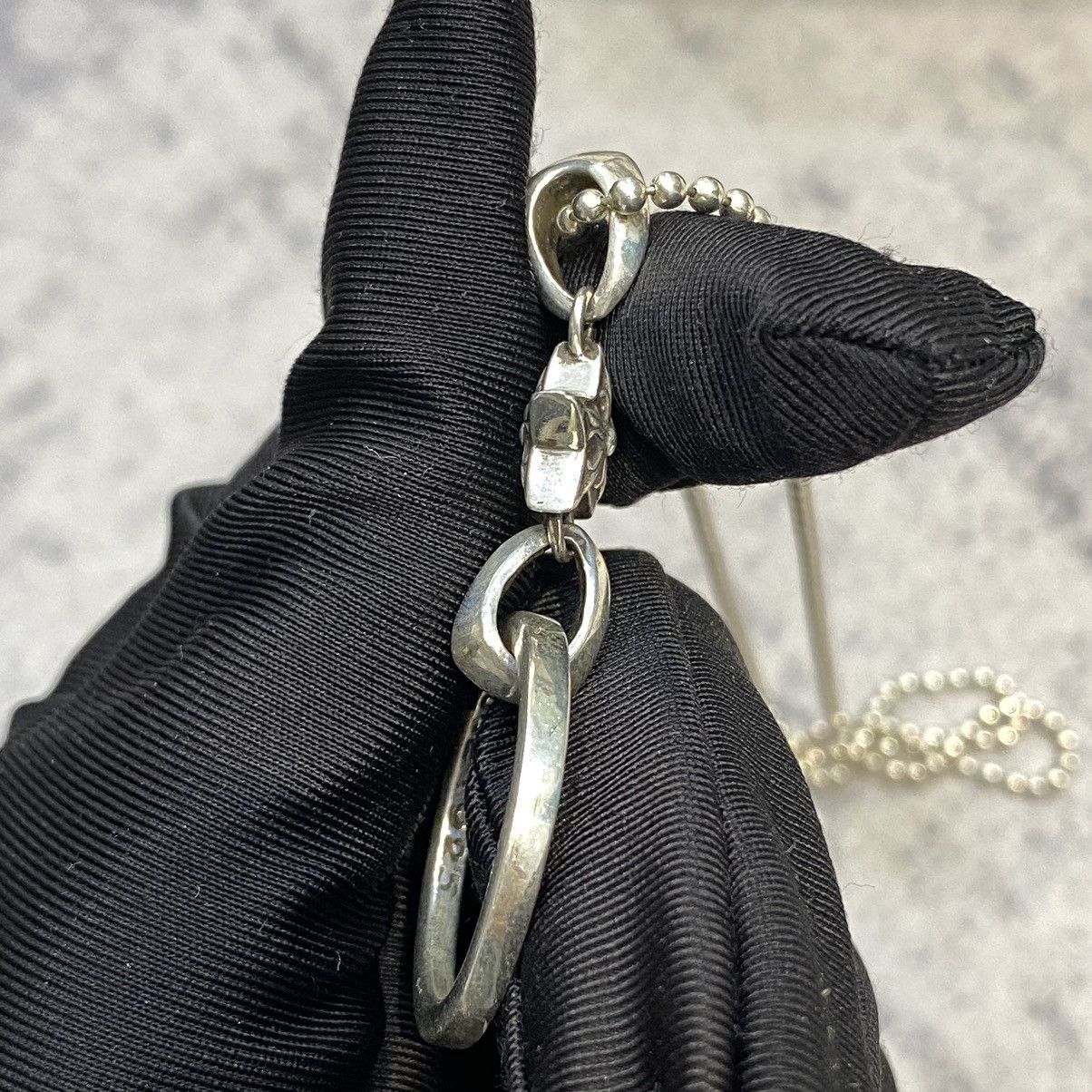 Chrome Hearts CHROME HEARTS Ball Chain Necklace Silver Star Size ONE SIZE - 8 Thumbnail