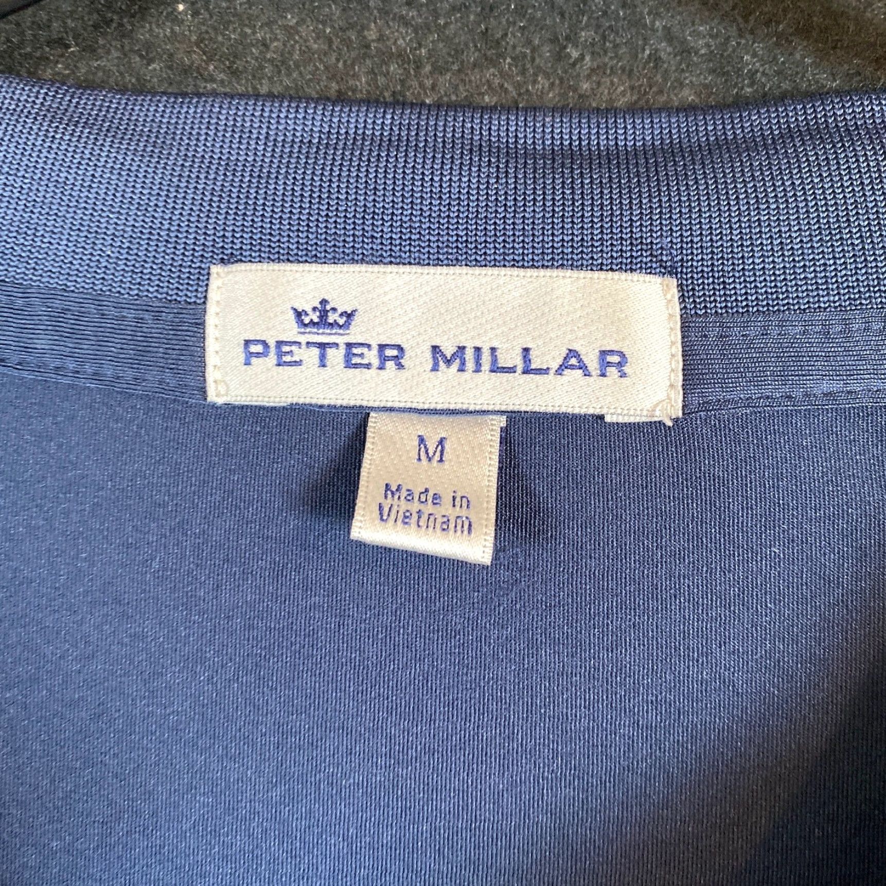 Peter Millar Peter Millar Mens Shirt Navy Short Sleeve Polo Stretch Medium Size US M / EU 48-50 / 2 - 6 Thumbnail