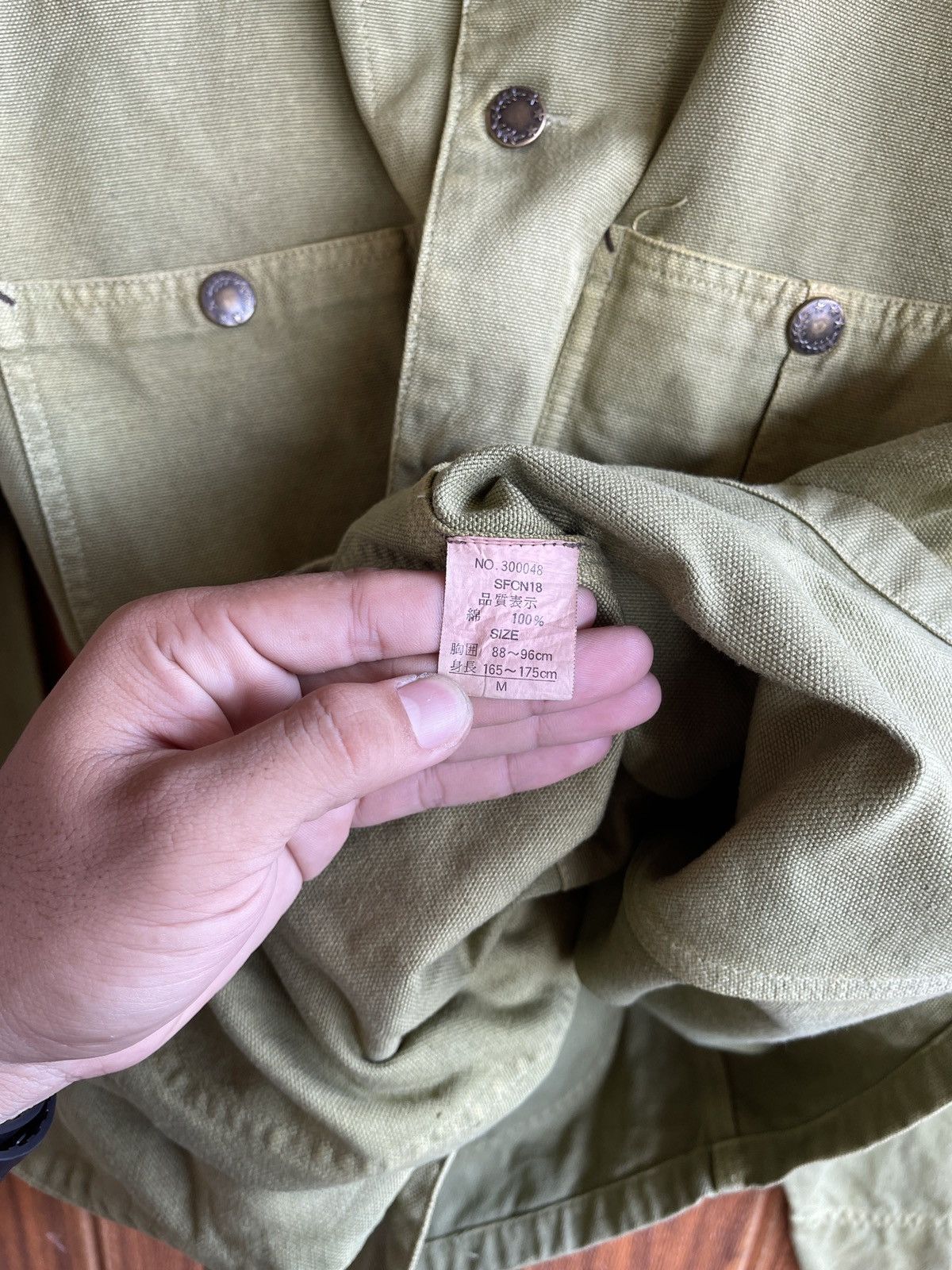 Le Grande Bleu (L.G.B.) Vintage 90s Faded Green Army🔥DOGHOUSE🔥Military Parka Jacket Size US M / EU 48-50 / 2 - 10 Thumbnail