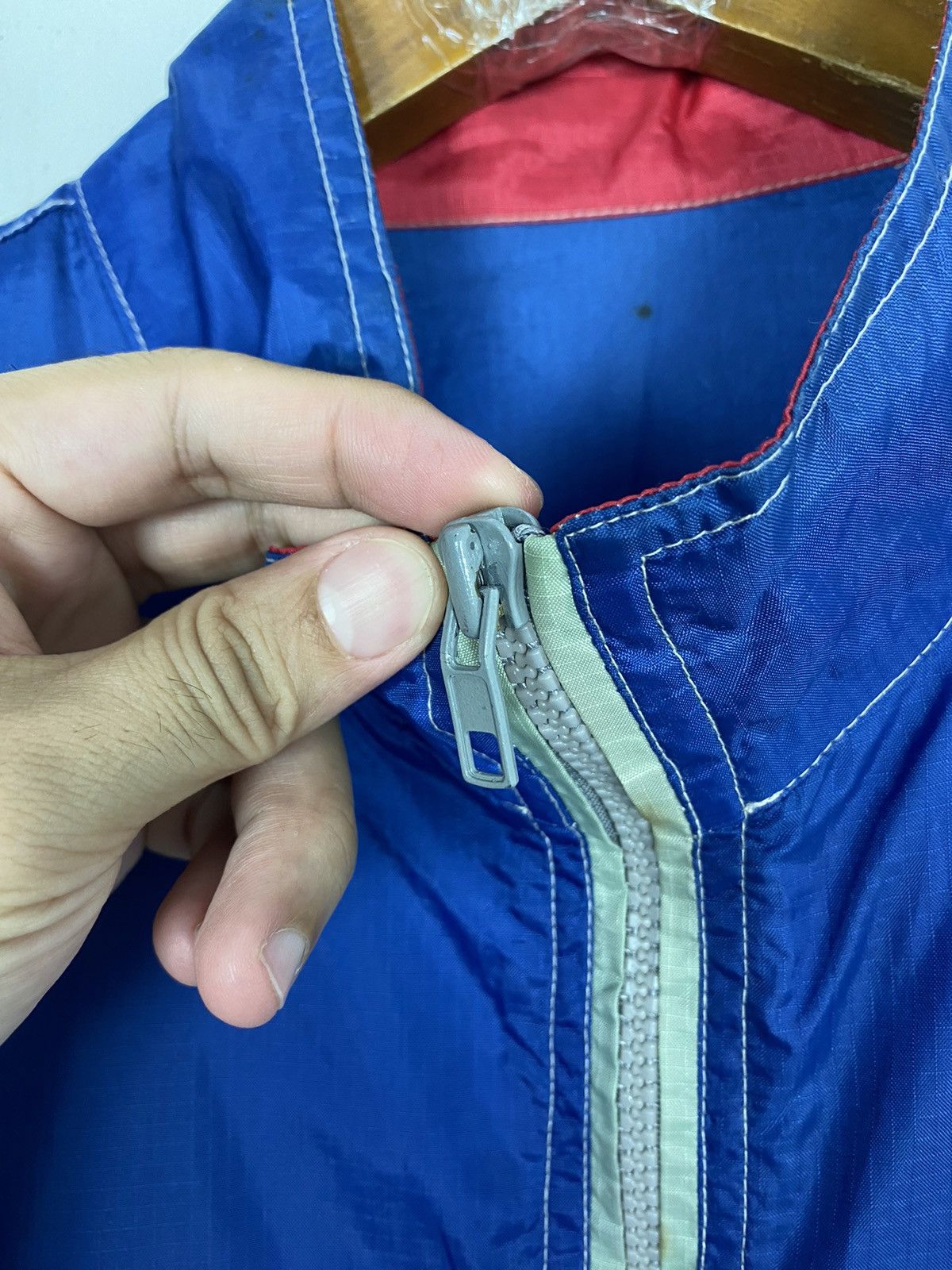 Japanese Brand Rare‼️ Vintage Sunfaded Nissan Blue Stage Zipper Jacket Size US L / EU 52-54 / 3 - 10 Thumbnail