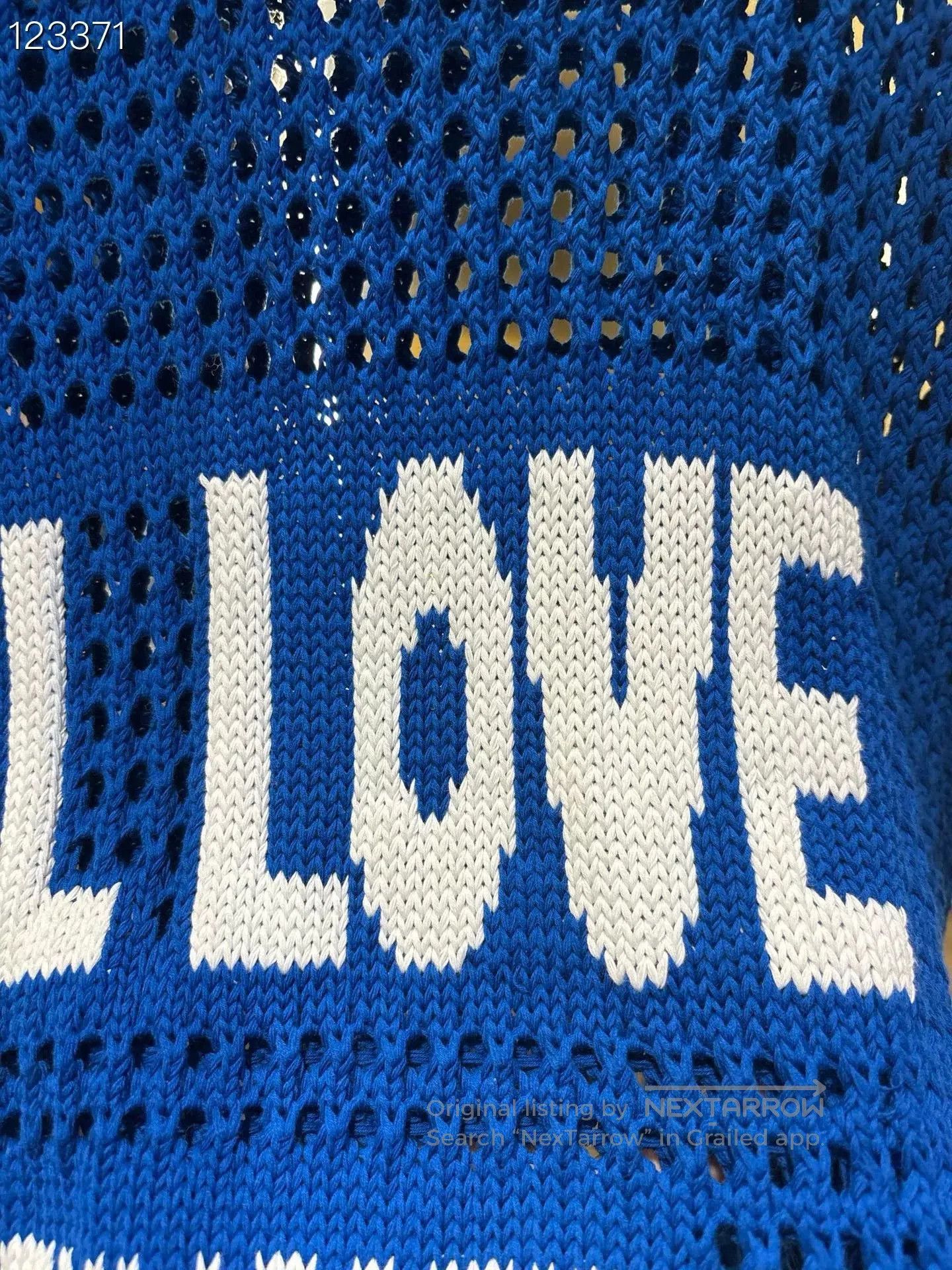 Givenchy Givenchy Blue Logo Hollow Knit Sweater. Size US M / EU 48-50 / 2 - 5 Thumbnail