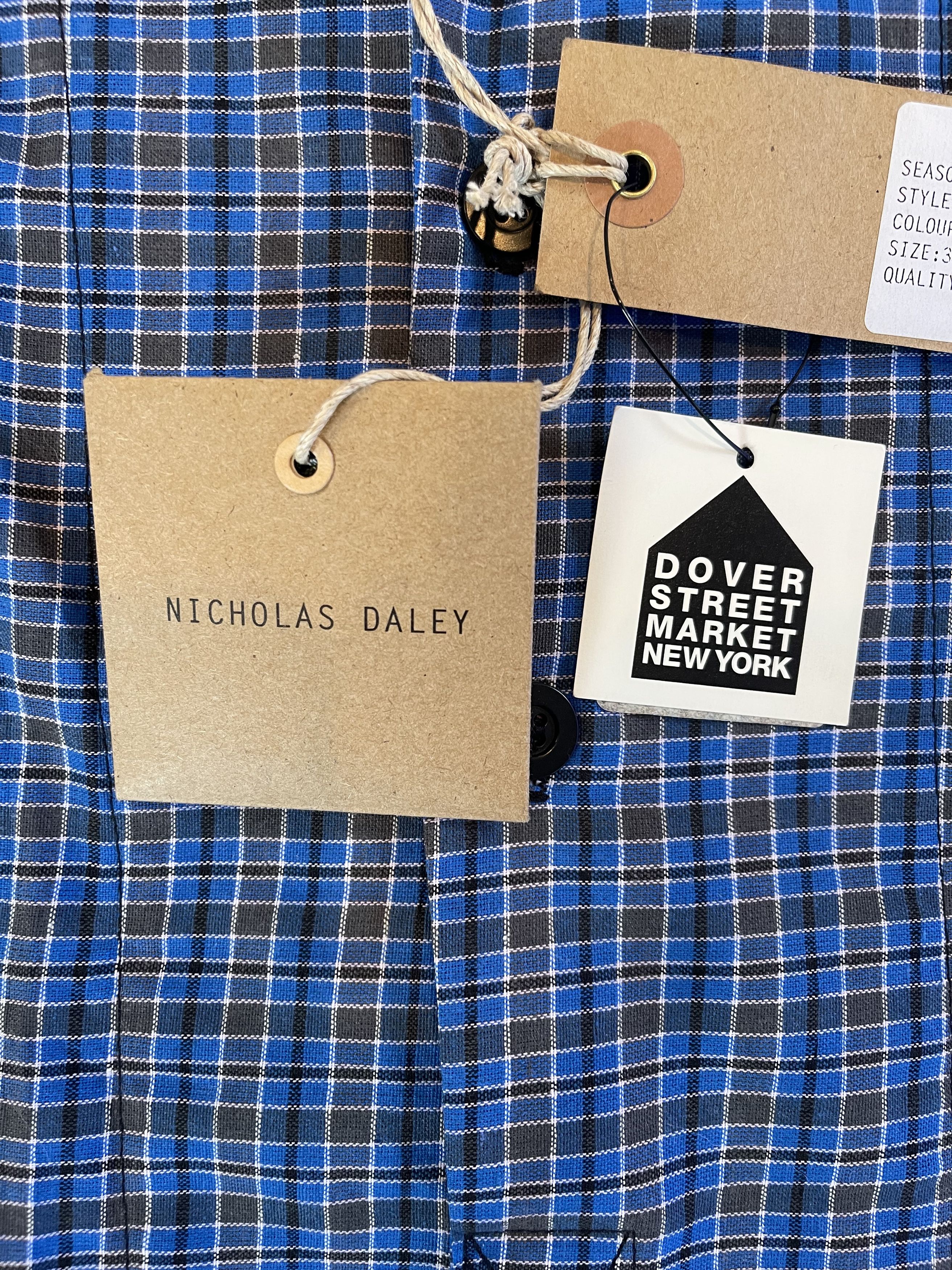 Nicholas Daley New with Tags Nicholas Daley Panel Quarter Button Down Size US XL / EU 56 / 4 - 4 Thumbnail