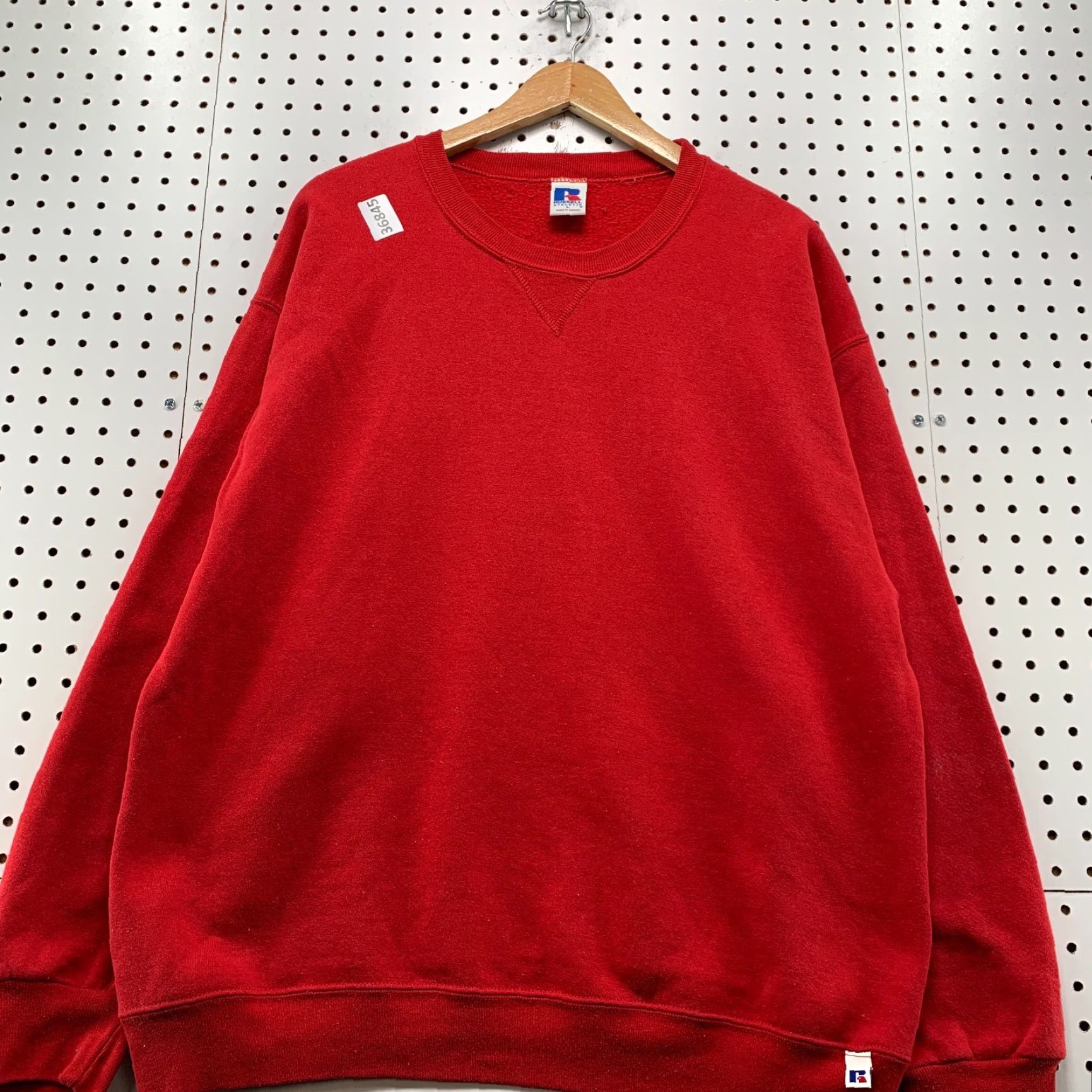 Russell Athletic VTG Russell Athletic Crewneck Sweatshirt Mens Large Red 90s Pullover USA 25x29 Mens Size US L / EU 52-54 / 3 - 5 Thumbnail