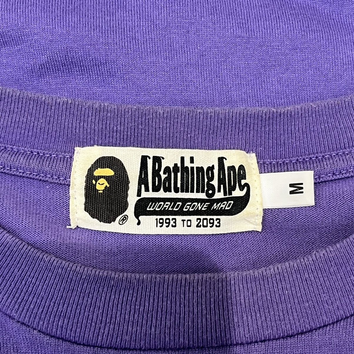 Bape Bape Relaxed Mad Face Tee Purple Size US M / EU 48-50 / 2 - 6 Thumbnail