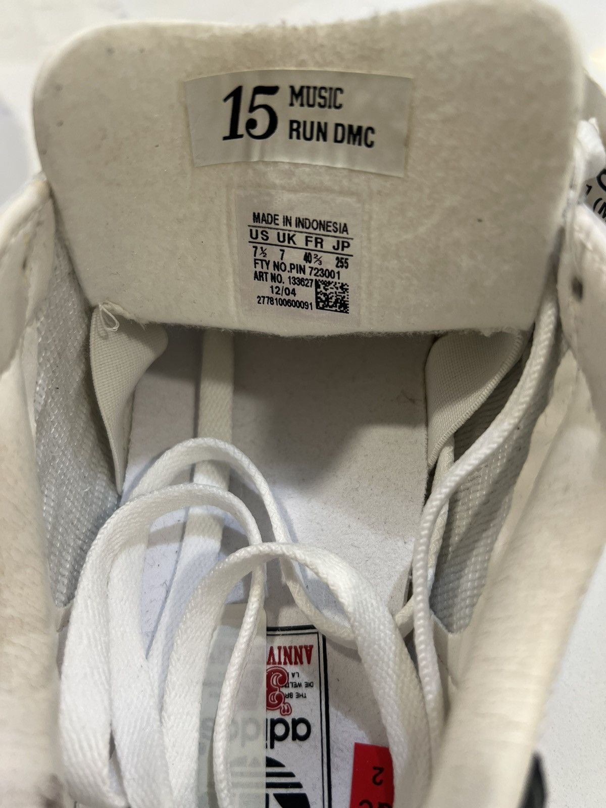 Adidas Adidas superstar 1 music RUN DMC sz 7.5 Size US 7.5 / EU 40-41 - 20 Thumbnail